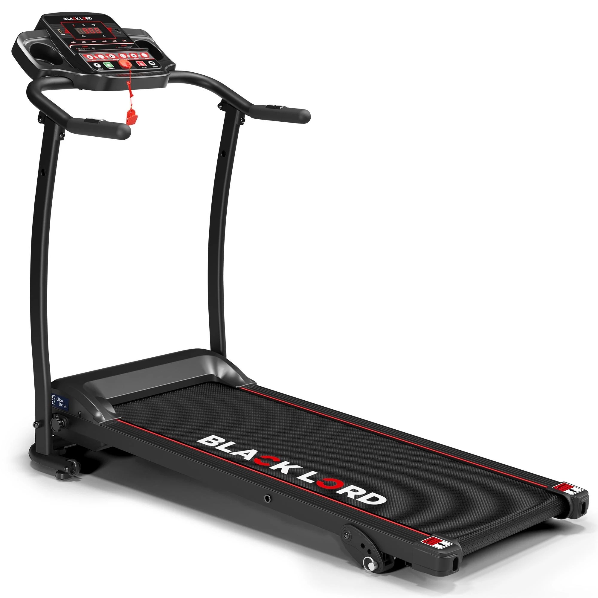 1 Black Lord Treadmill Electric Exercise Running Machine Foldable Home Gym Fitness, 1 of 8