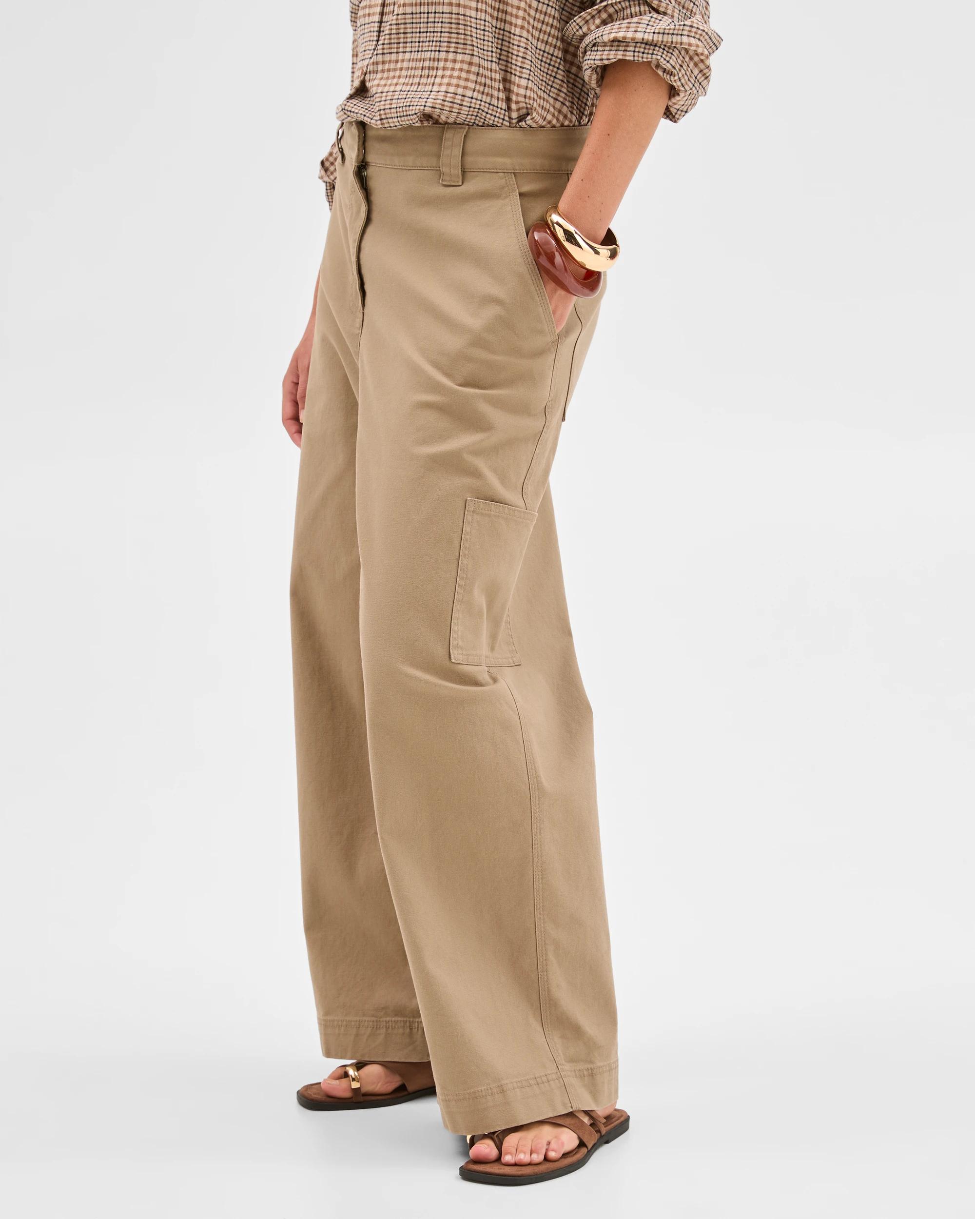 5 Target Woman Australian Cotton Full Length Carpenter Pants LEAD GREY, 5 of 8
