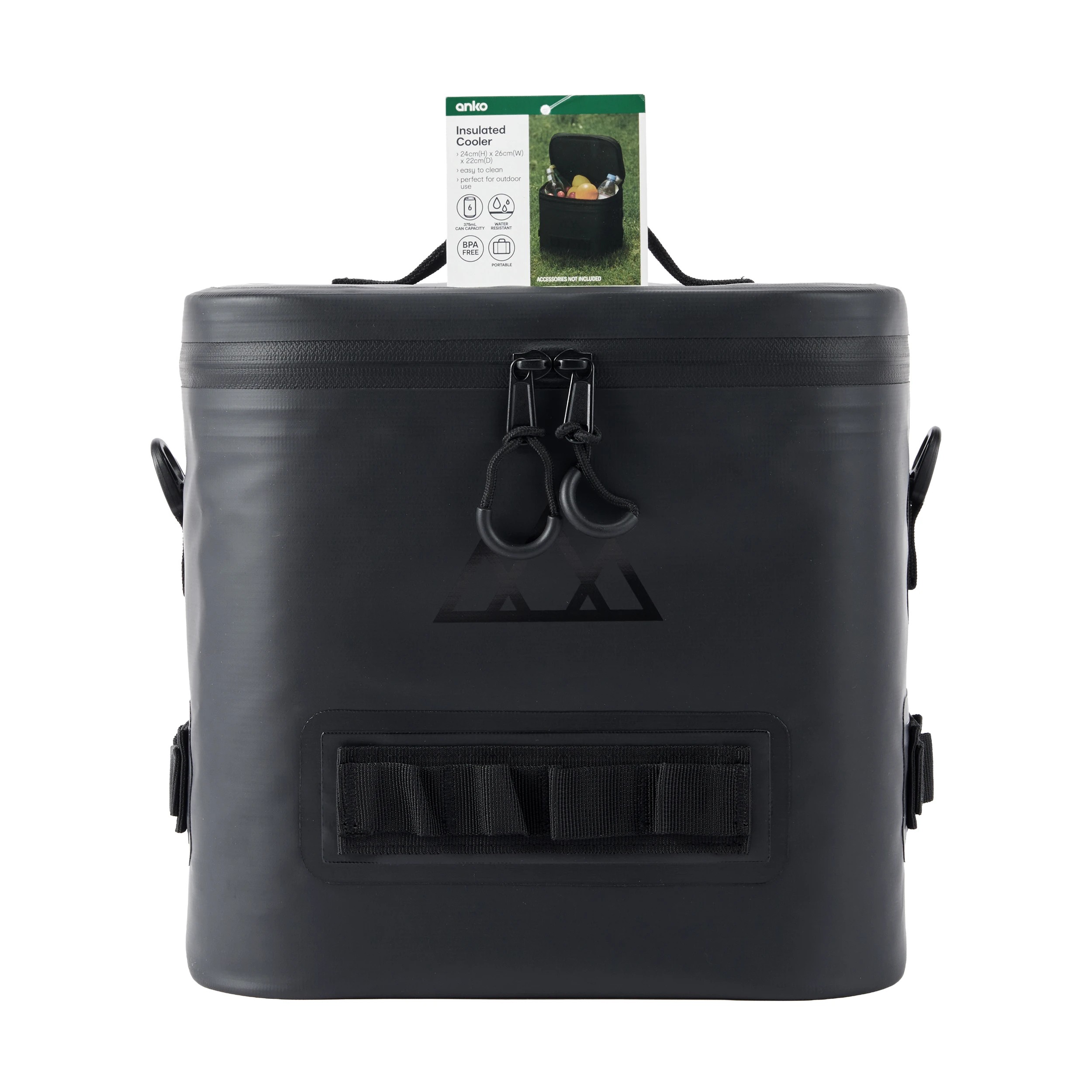 6 Insulated Cooler - Black, 6 of 7