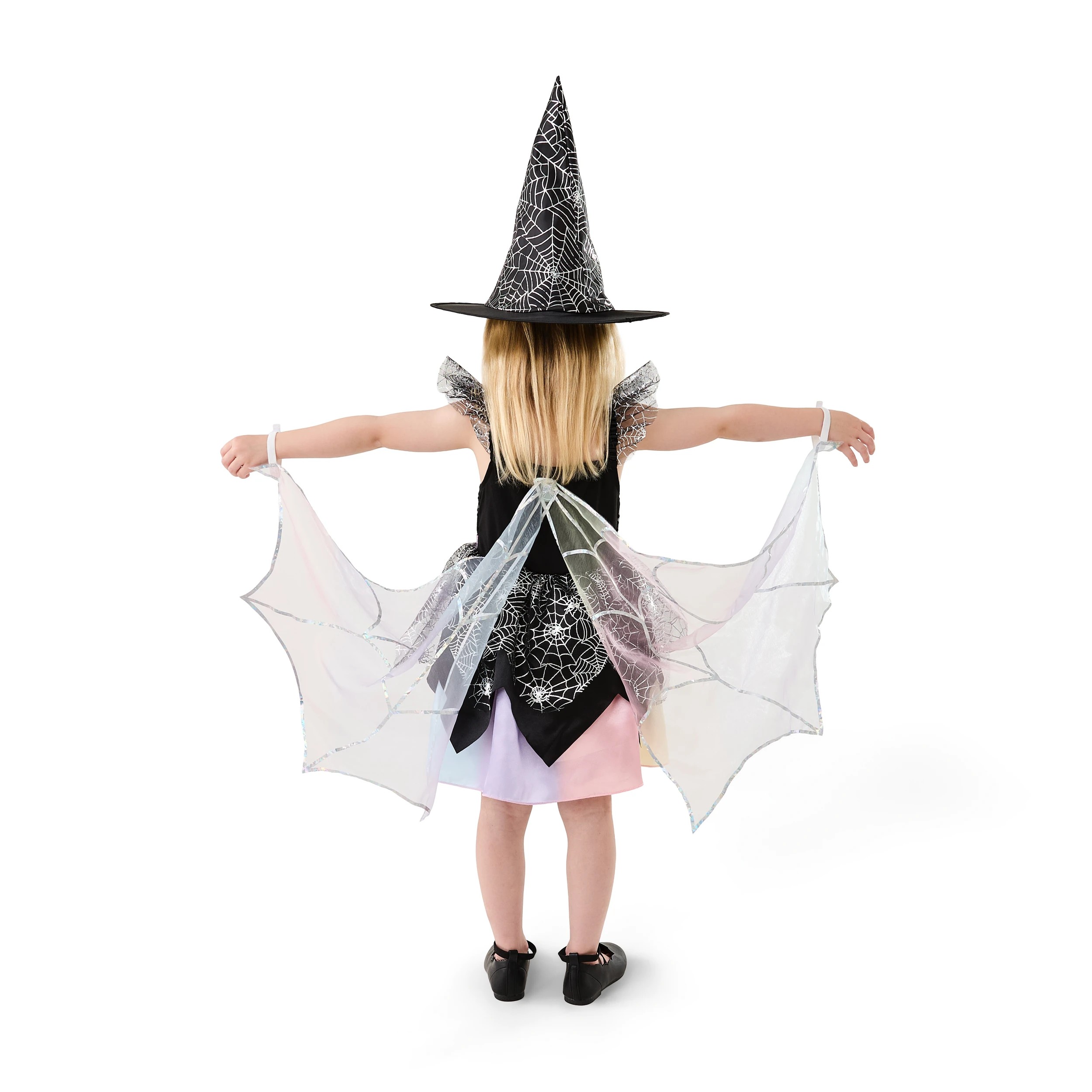 3 2 Piece Rainbow Spider Witch Costume - Ages 2-3, 3 of 10