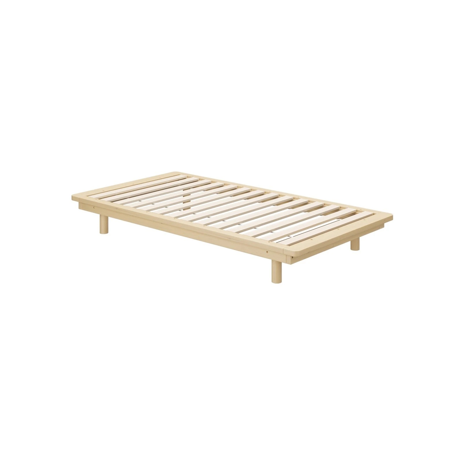 6 Oikiture Bed Frame King Single Size Wooden Bed Base Timber Floating Beds
 - Natural, 6 of 10