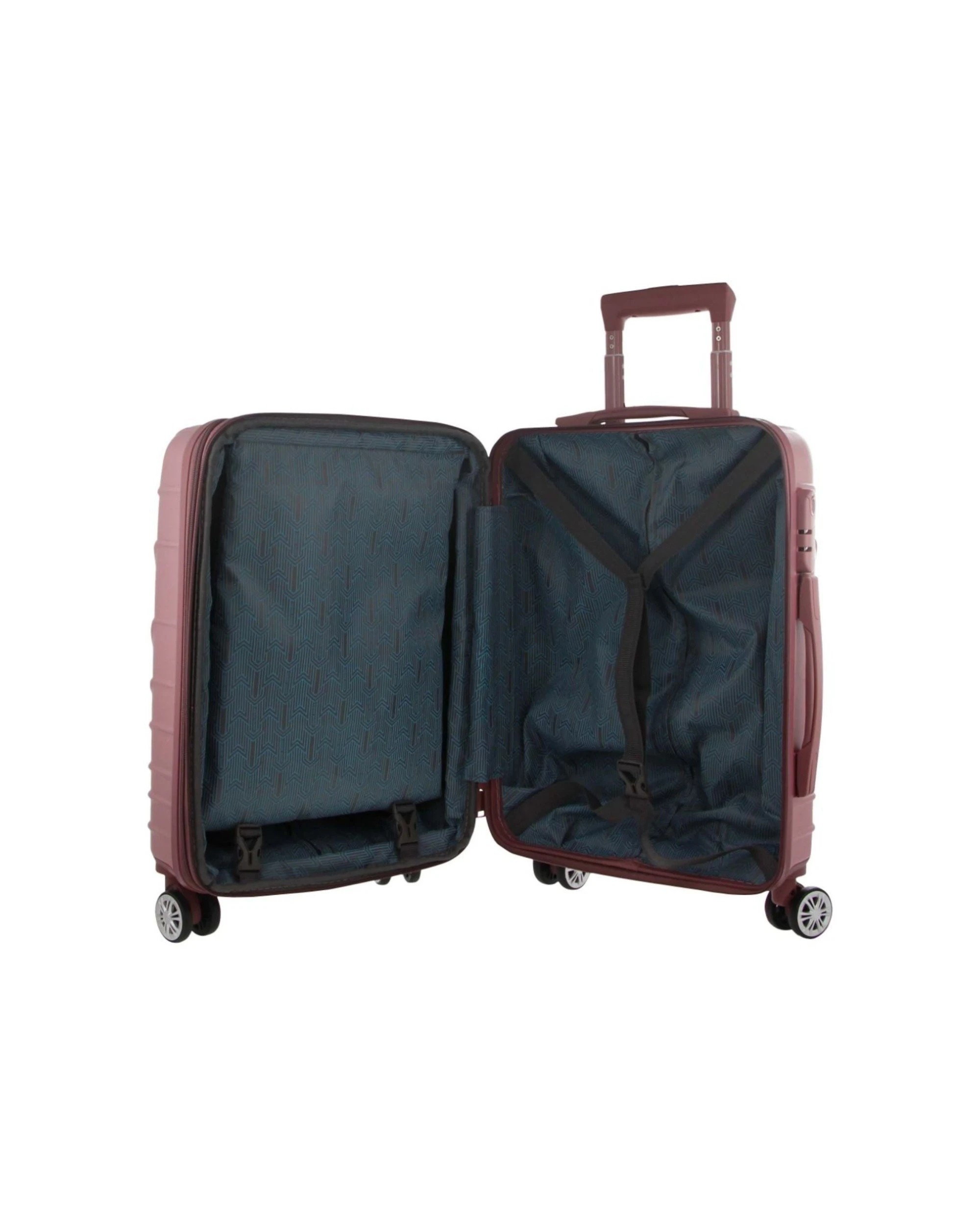 2 Pierre Cardin Durable Hard Shell 4 Wheel TSA Lock Large Suitcase Rose Lightweight - Pink, 2 of 4