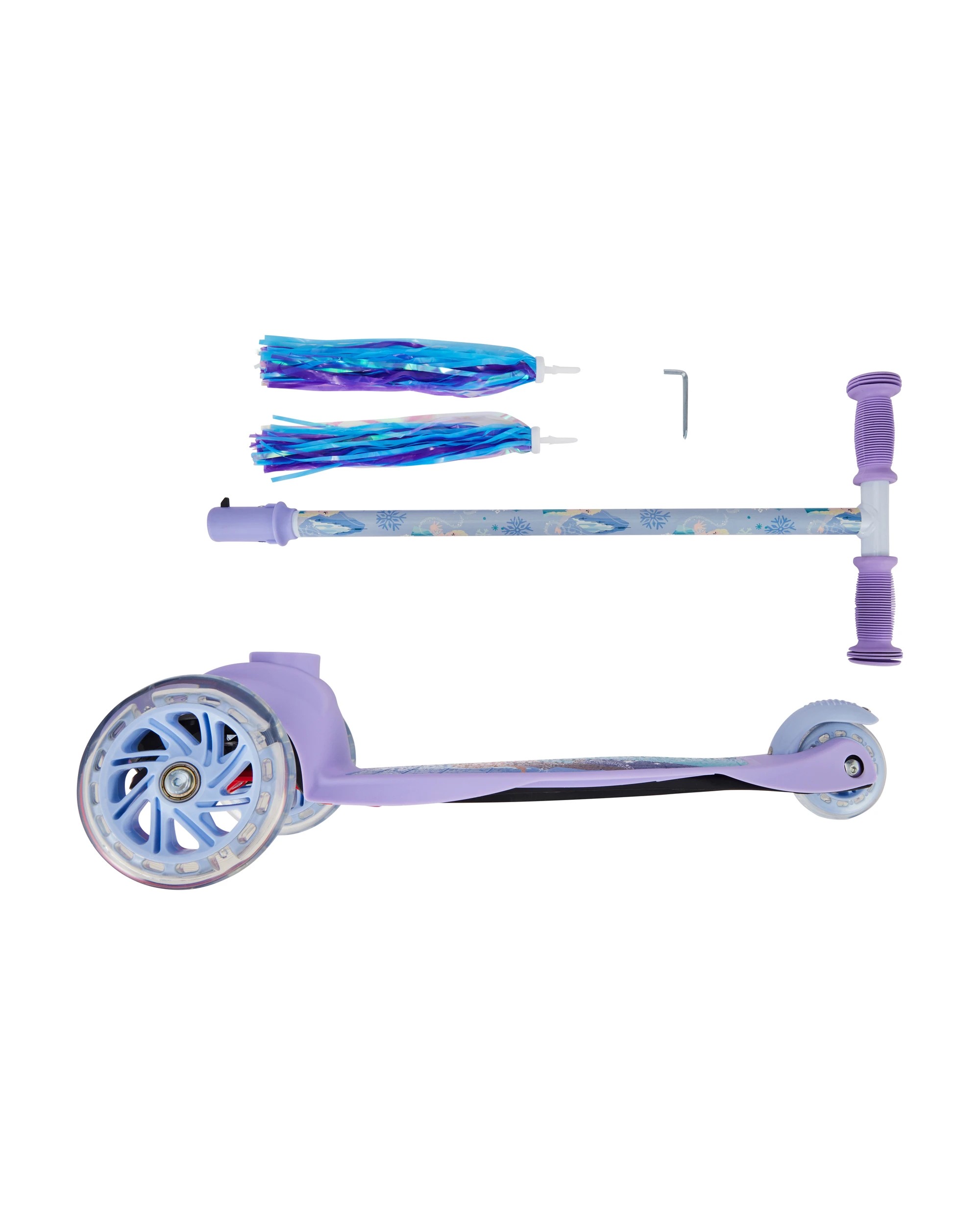 3 Disney Frozen Tilt & Turn Scooter - Purple, 3 of 8
