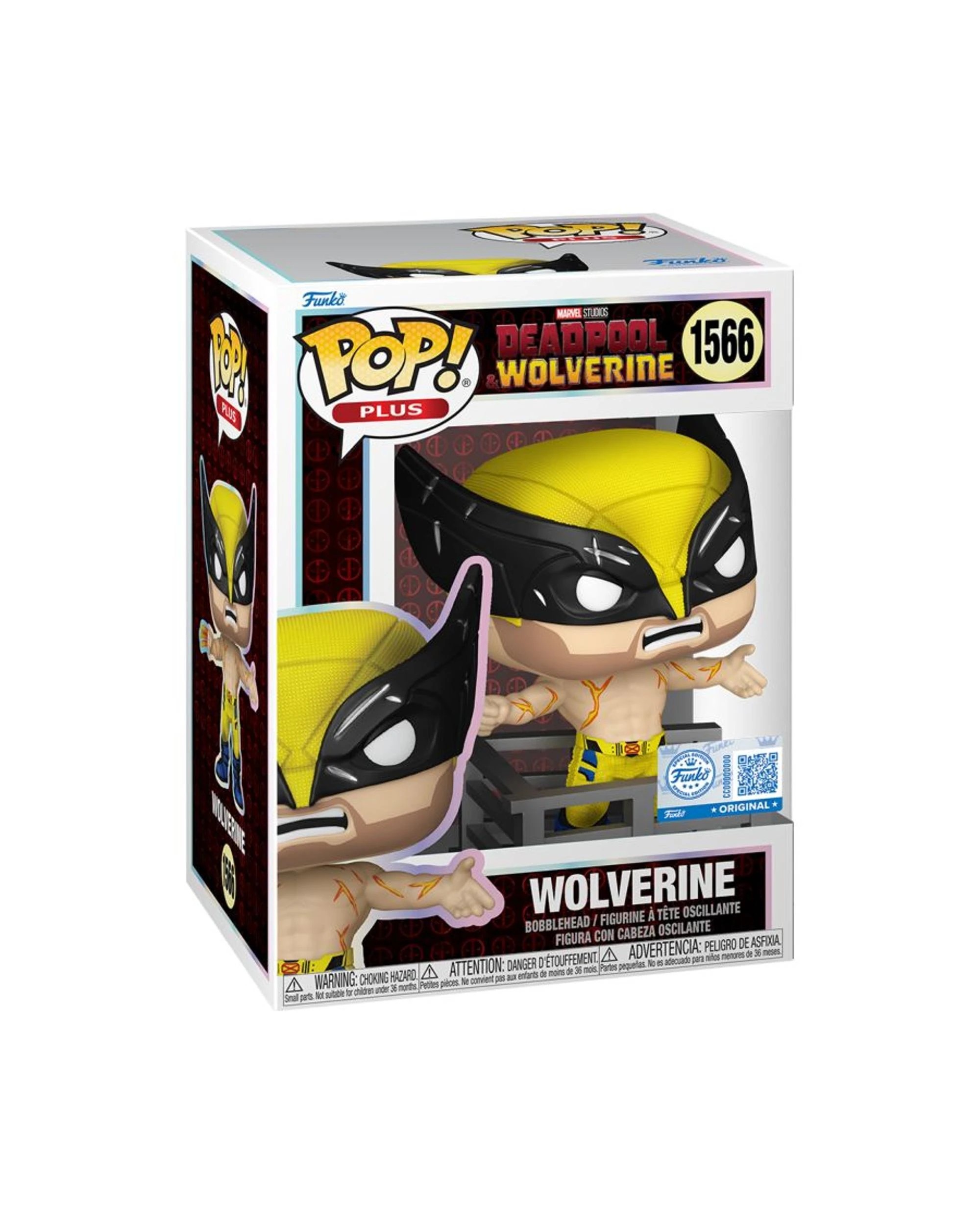3 Marvel Deadpool and Wolverine Wolverine - Finale -  POP! Plus Funko POP! Vinyl, 3 of 3