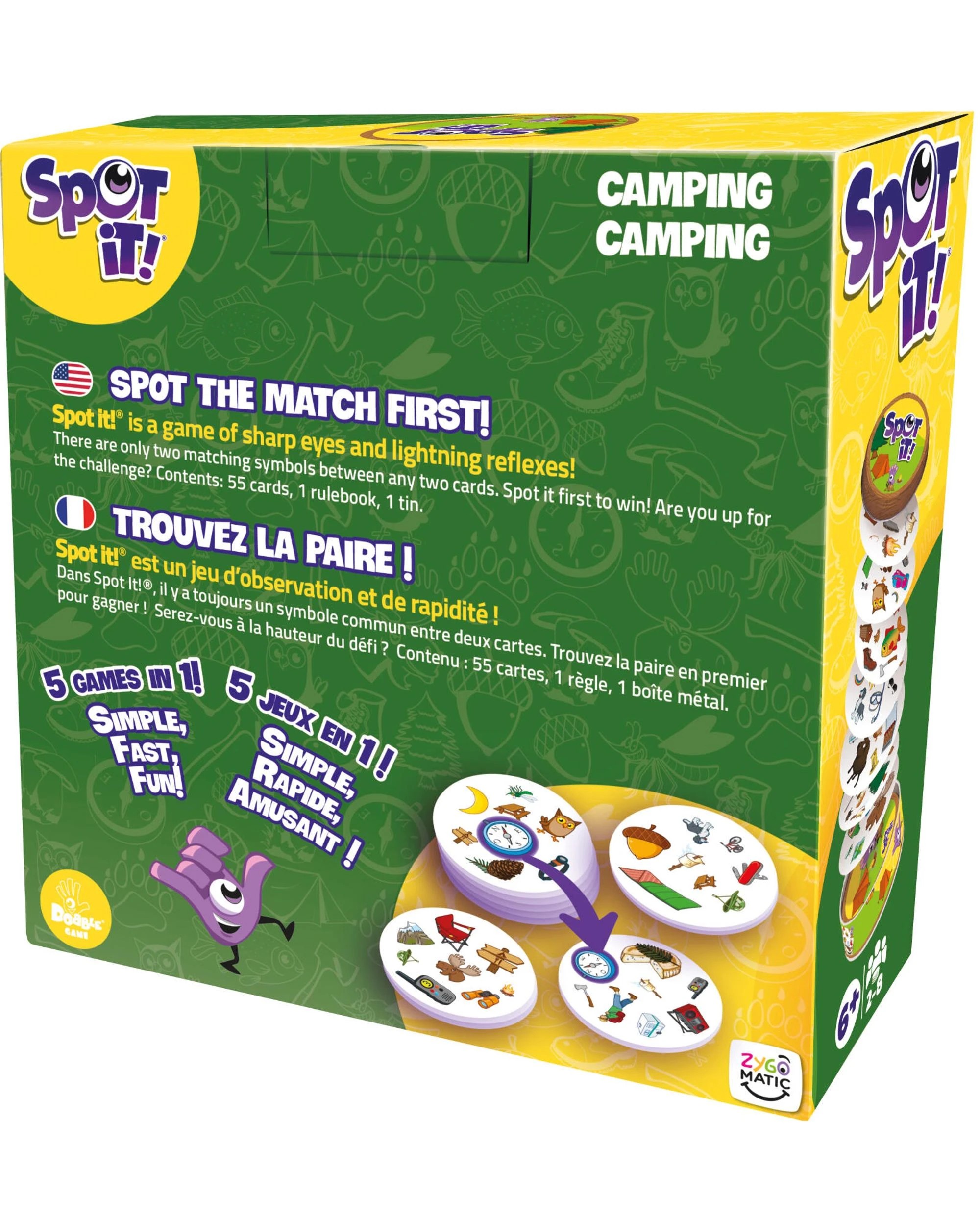 2 Spot It! Camping Card Game, 2 of 5
