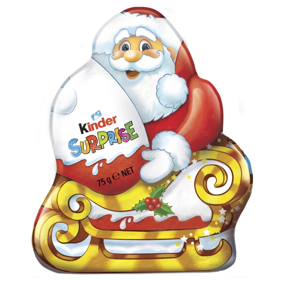 5 Kinder Santa Suprise 75g - Assorted, 5 of 6