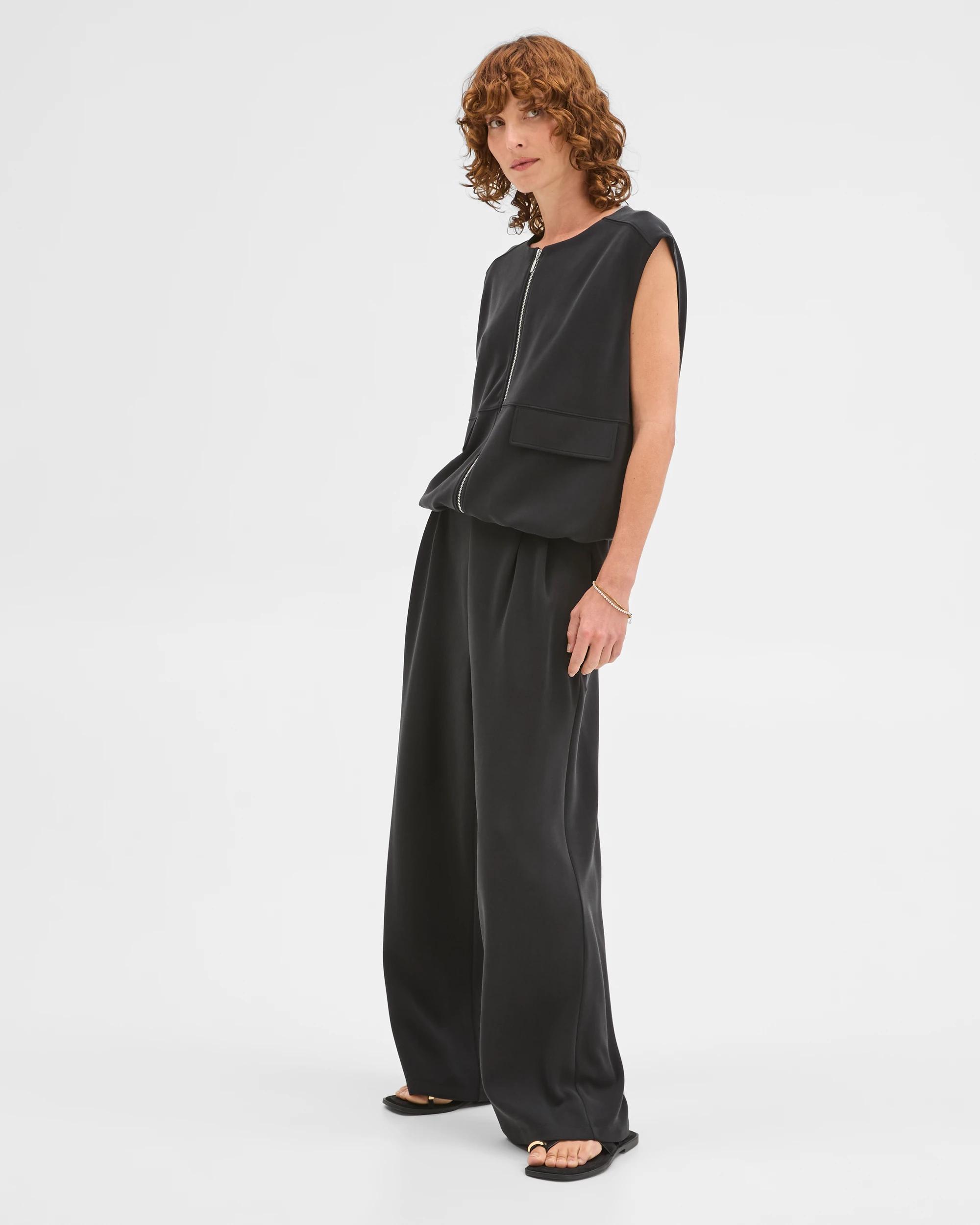 3 Target Woman Suede Touch Pull On Pants WASHED BLACK, 3 of 5
