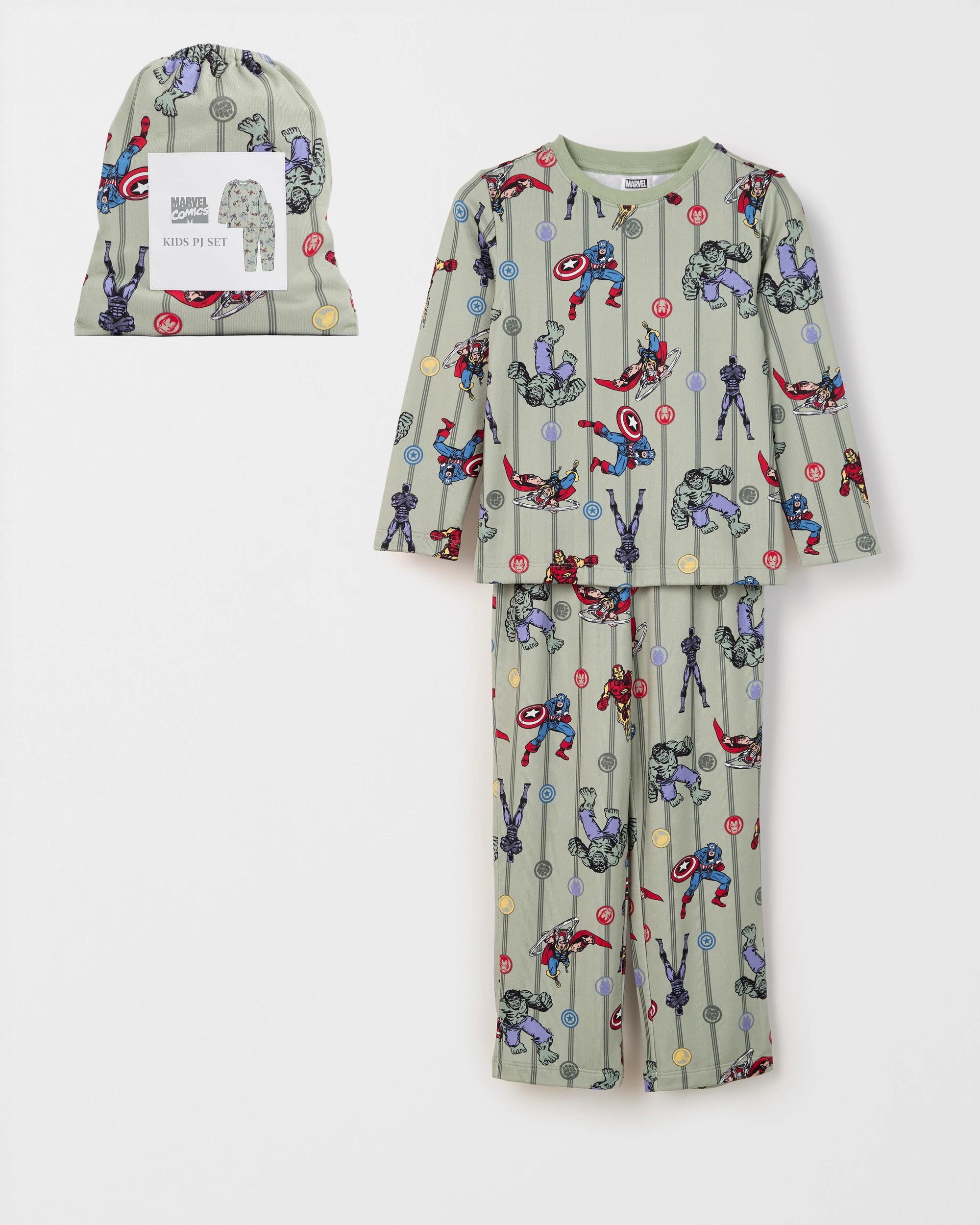 1 Marvel Gift Pack Younger Boys Hacci Knit Pyjama Set MARVEL, 1 of 6