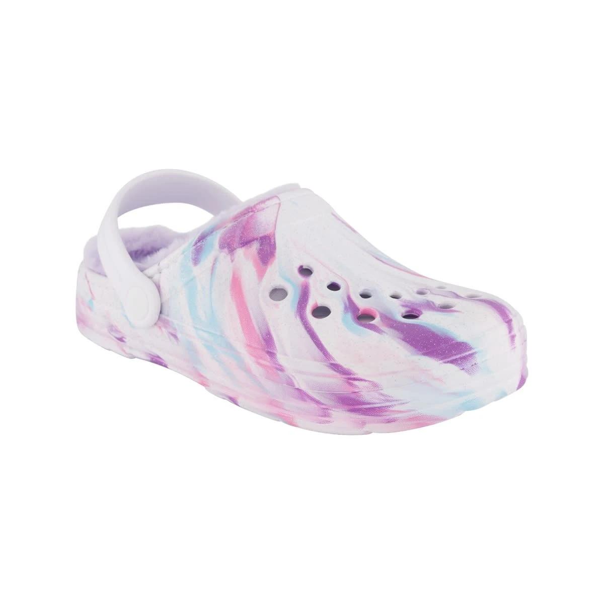 1 Senior Faux Fur Lined Clogs Ombre, 1 of 4