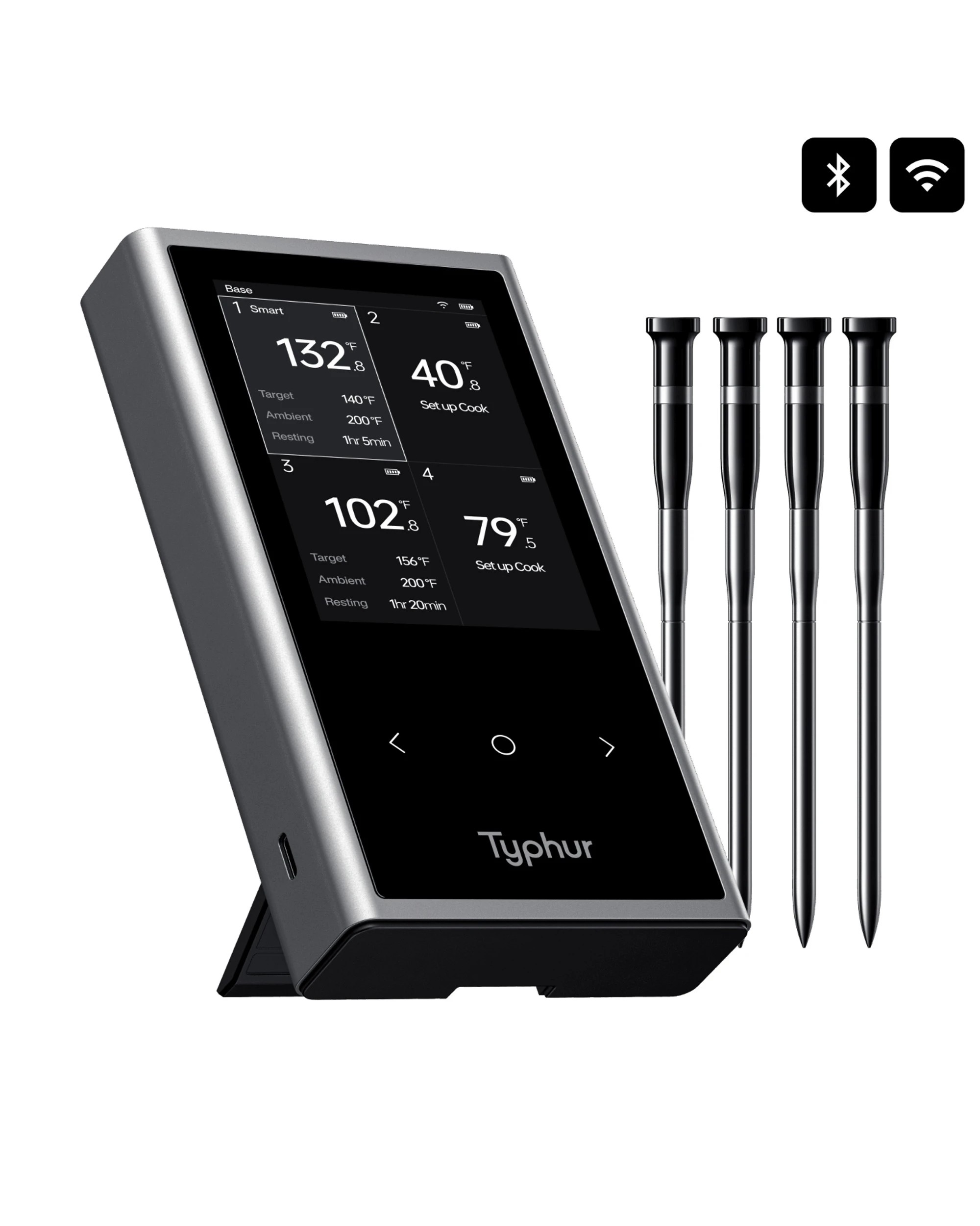 3 Typhur Sync Quad Wireless 4 Probe Meat Thermometer, 3 of 9