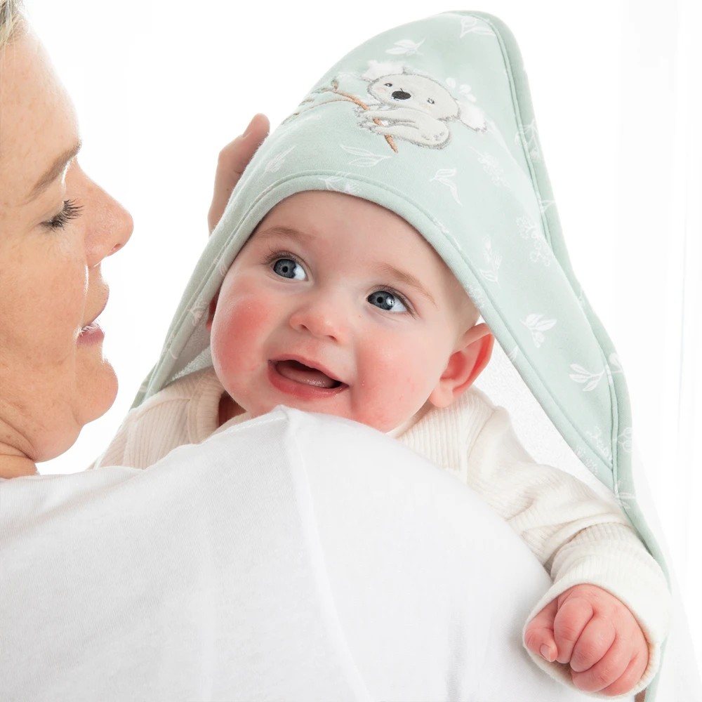 3 Living Textiles Australiana Hooded Baby Bath Towel 75 x 75 cm – Assorted, 3 of 6