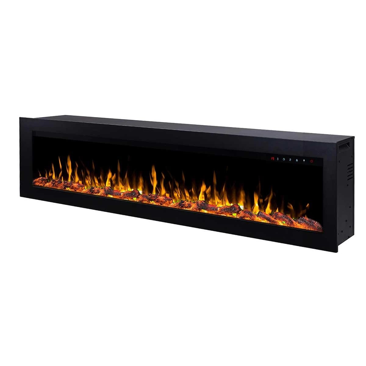 4 Moda Living Sonata 72 inch Electric Fireplace - Black, 4 of 7