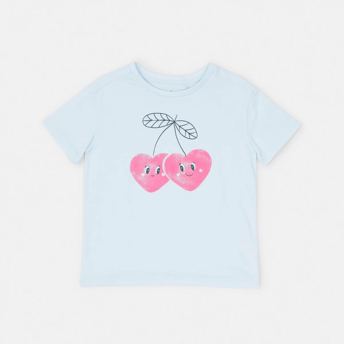 7 Short Sleeve Print T-shirt Blu Cherry, 7 of 8