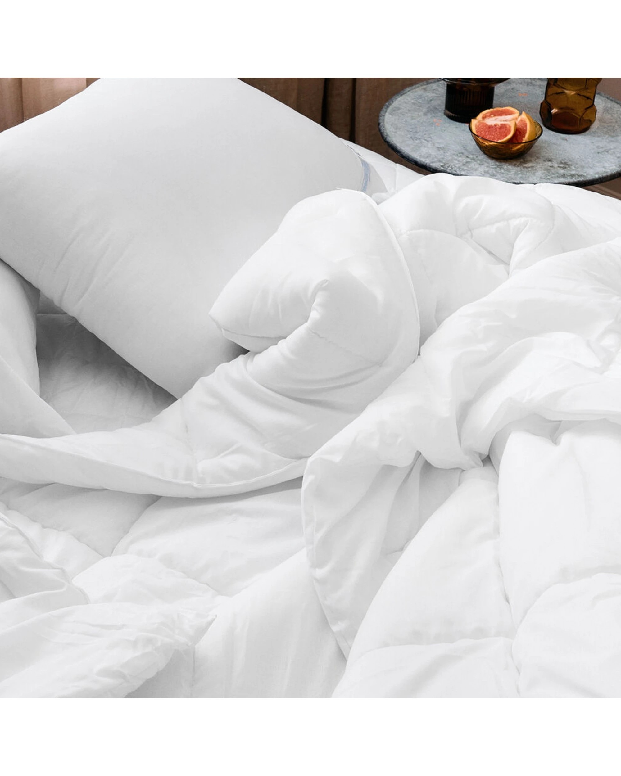 4 Dickies Anti-Microbial Cotton Polyester Blend Quilt - King Bed - White, 4 of 4