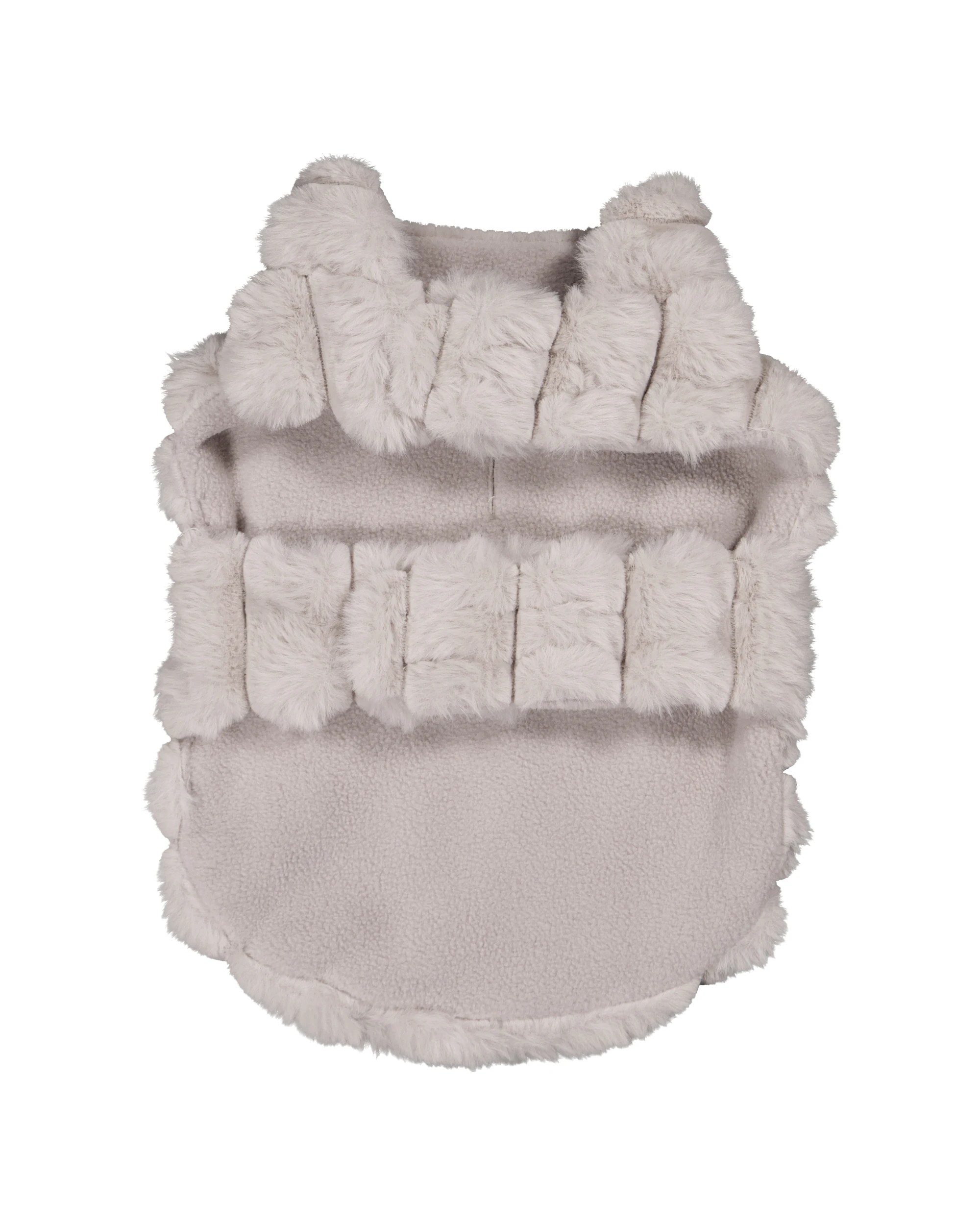 6 Pet Ribbed Vest- Small, Almond, 6 of 10
