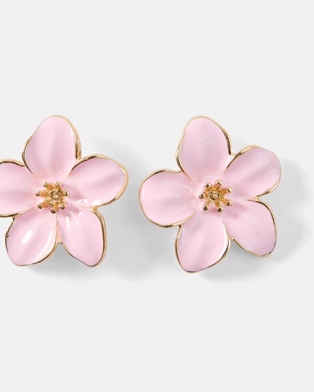 Flower Stud Earrings - 