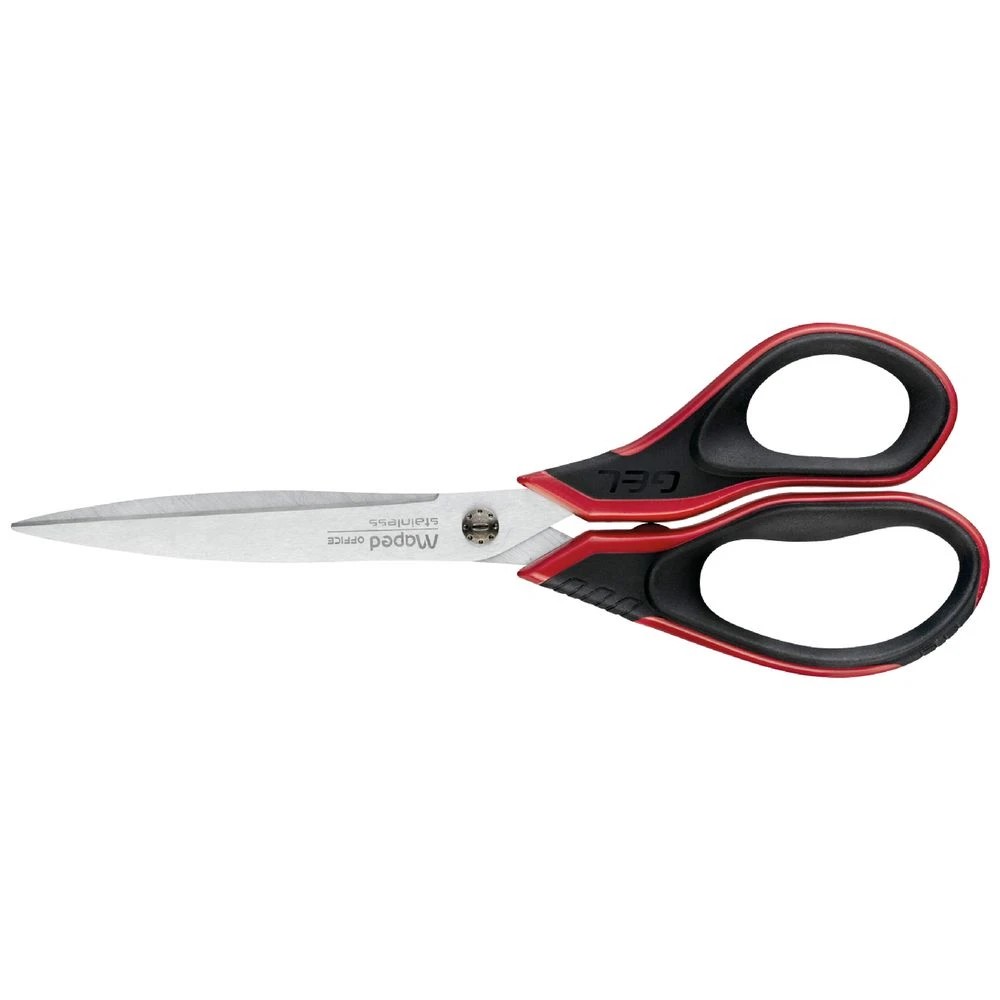 1 Maped Advanced Gel 21cm Scissors Black/Red, 1 of 2