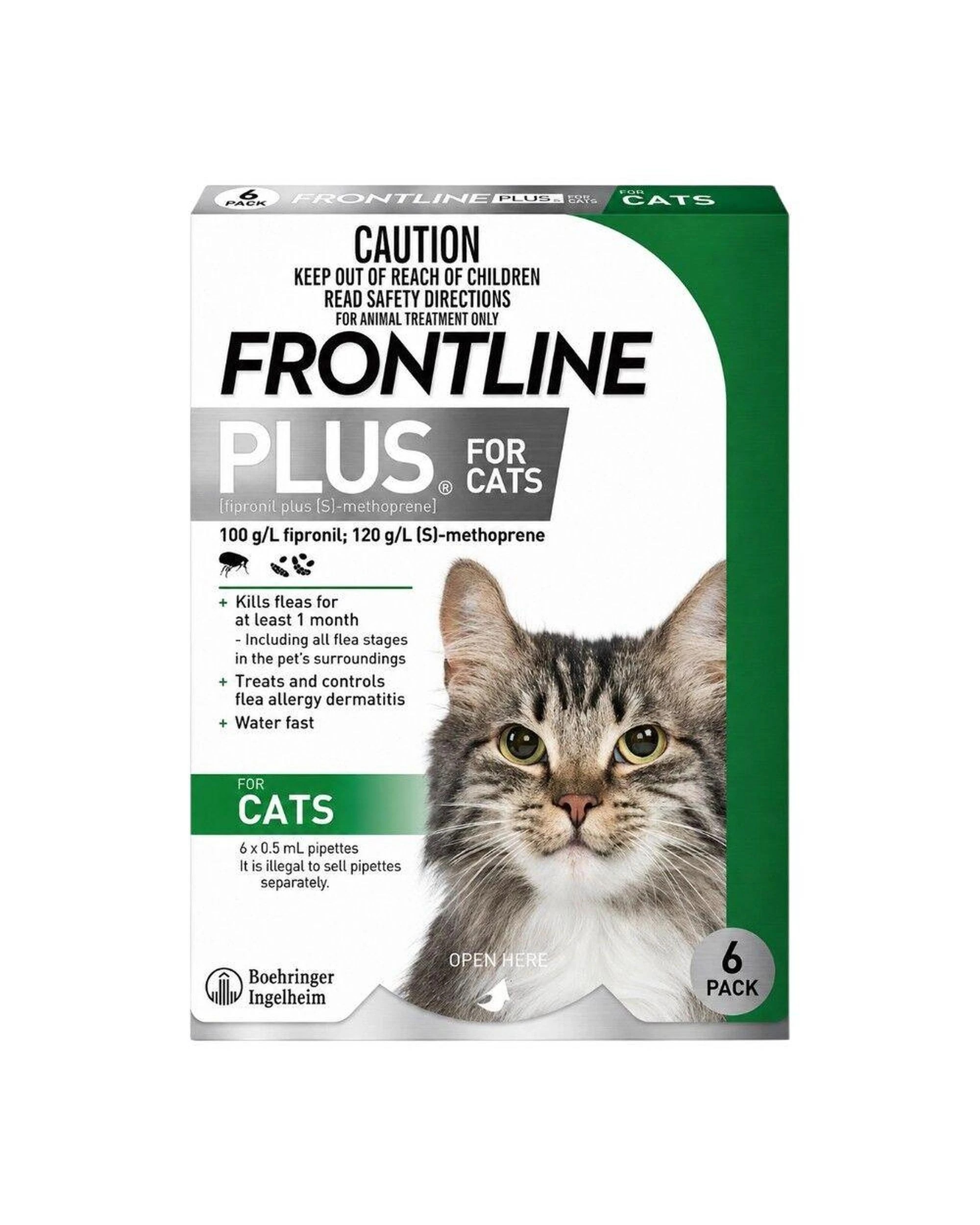 4 Frontline Plus For Cats 6 Pipettes, 4 of 5