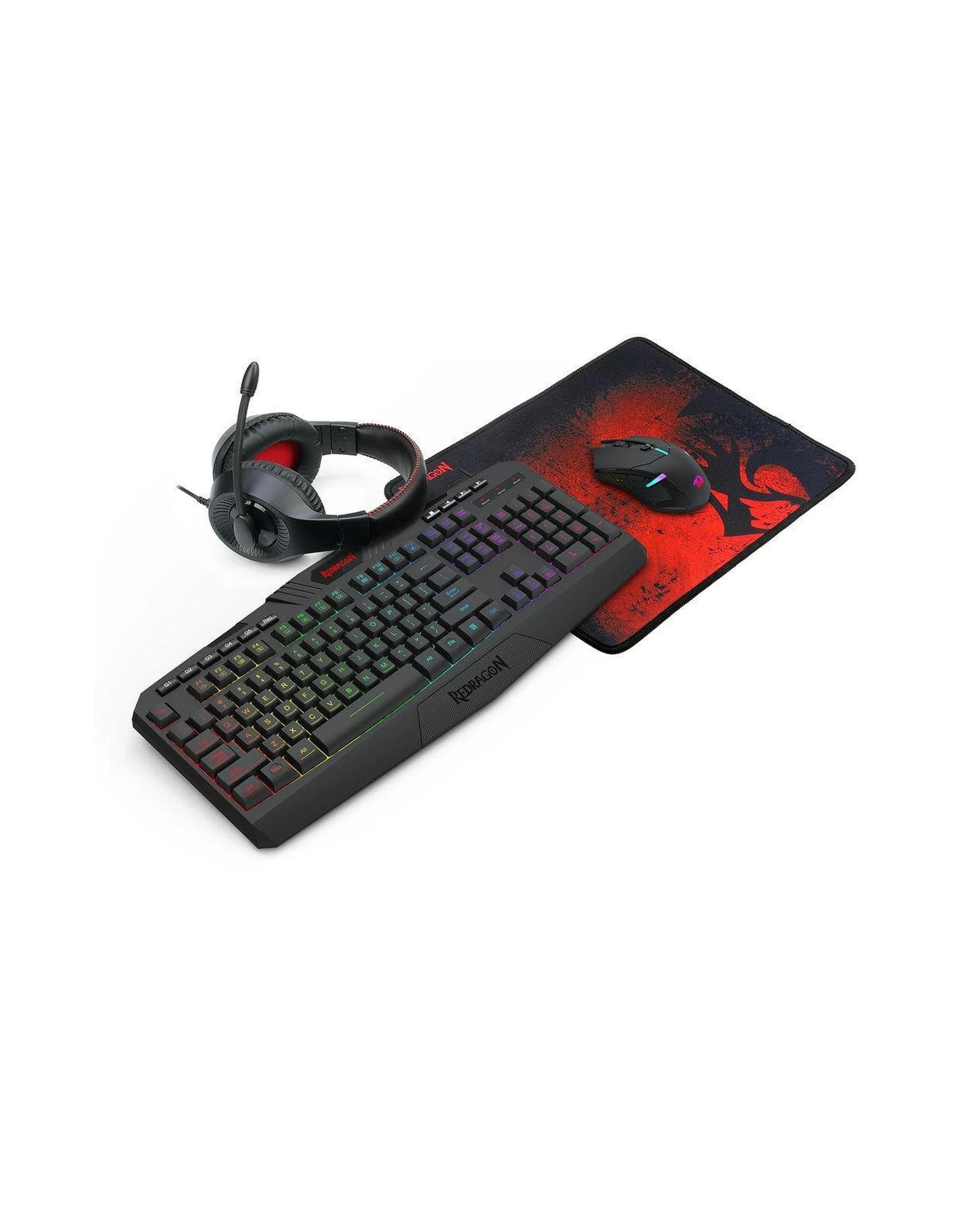 3 Redragon S101 BA 3 4in1 Combo Black Gaming Peripheral Bundle, 3 of 8