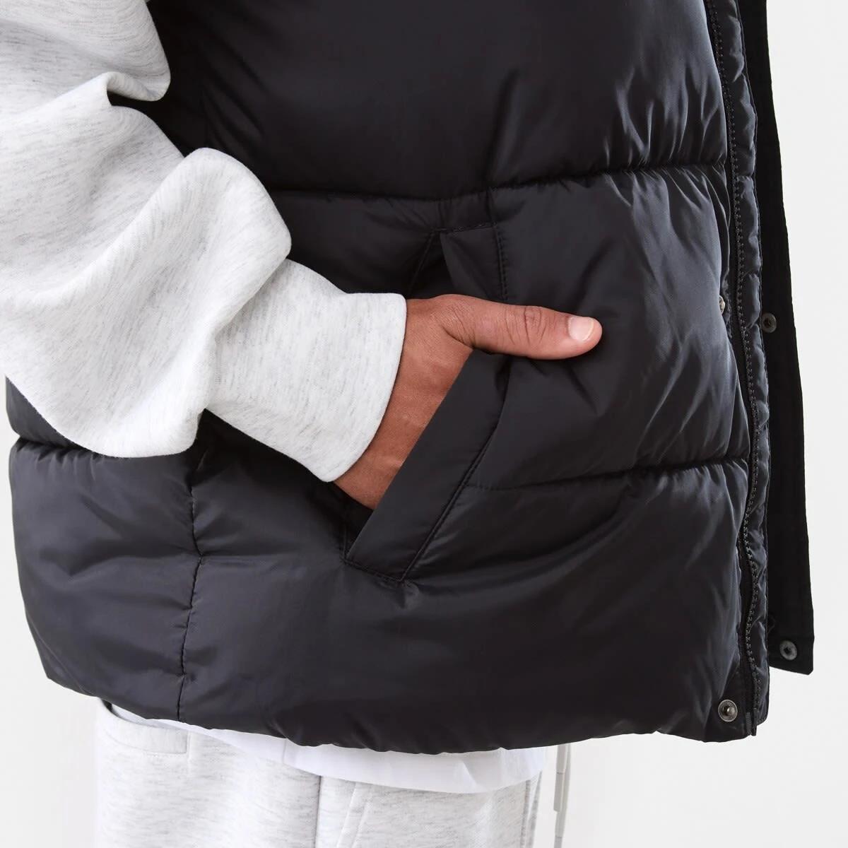 7 Hooded Puffer Vest Black, 7 of 7