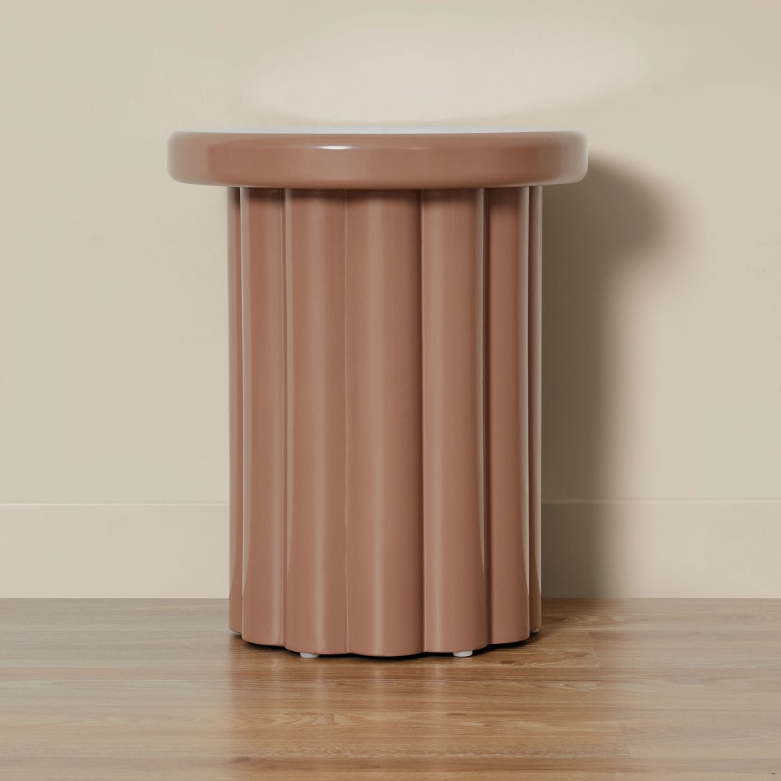 2 Nadia Mocha Side Table, 2 of 5