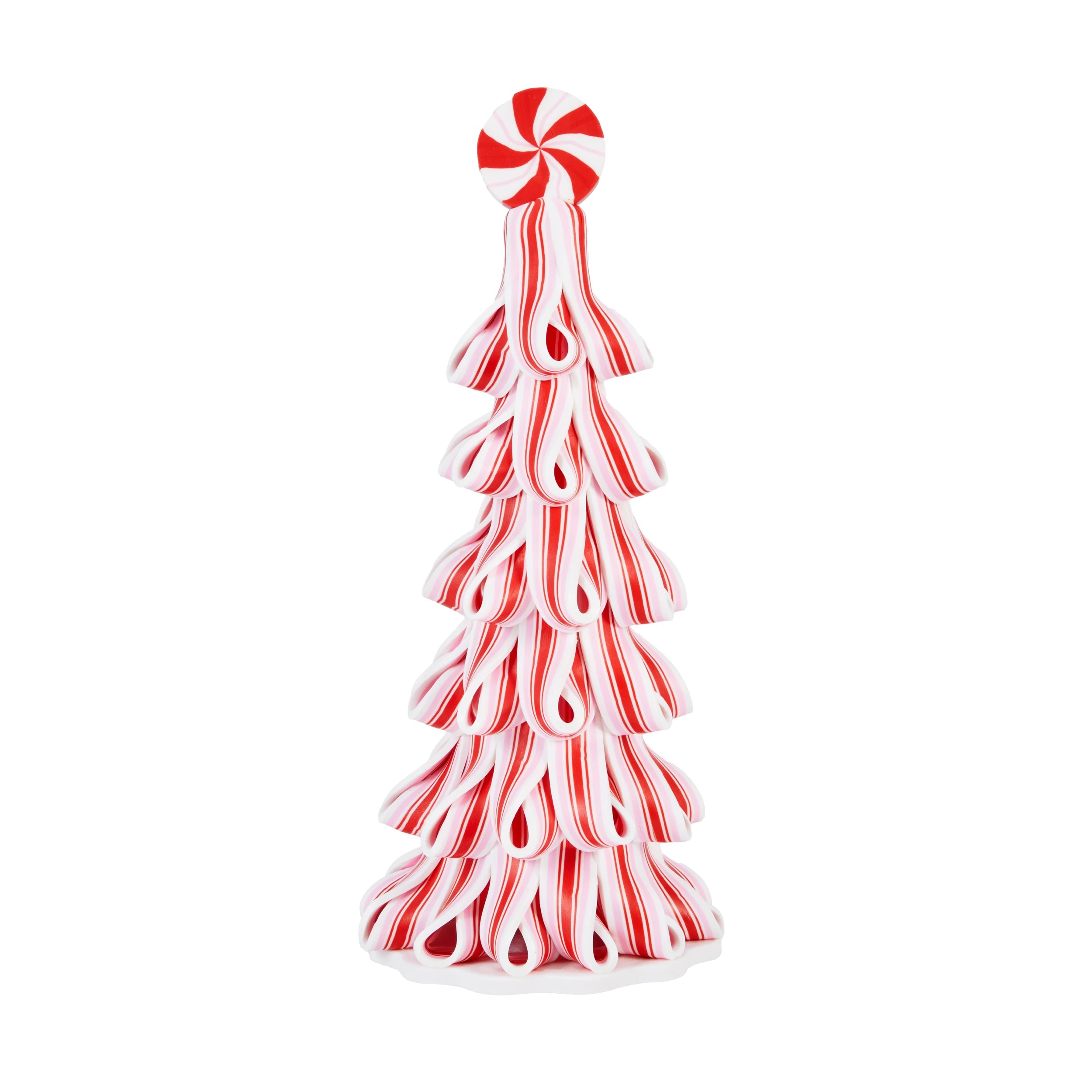 1 Handcrafted Candy Cane Tabletop Tree, 1 of 3