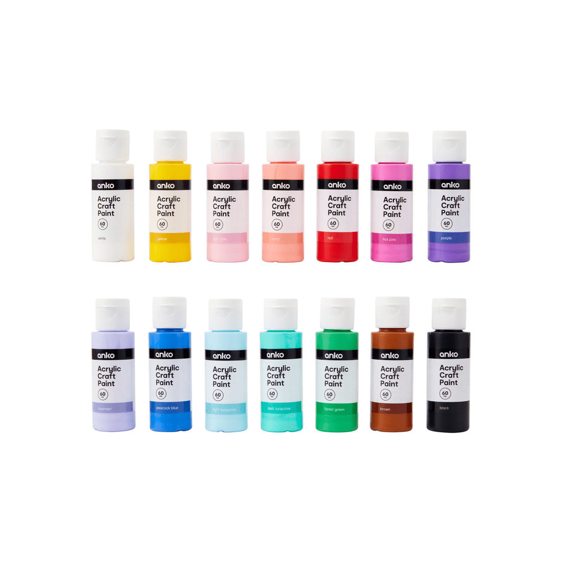2 14 Pack Acrylic Craft Paint Set, 2 of 2