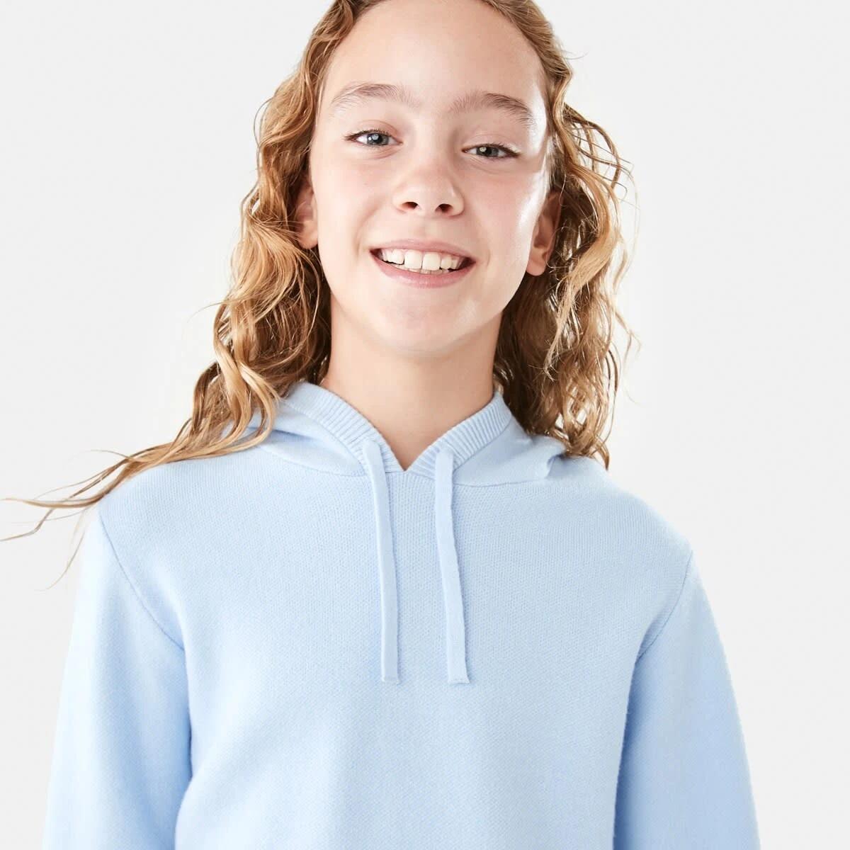 3 Bonded Knit Hoodie Doll Blue, 3 of 10