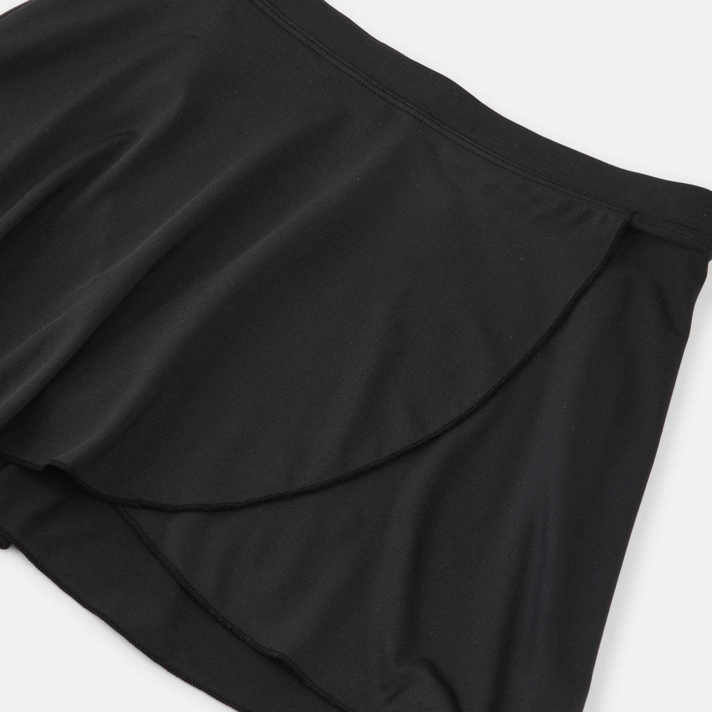 10 Dance Knit Wrap Skirt BLACK, 10 of 10