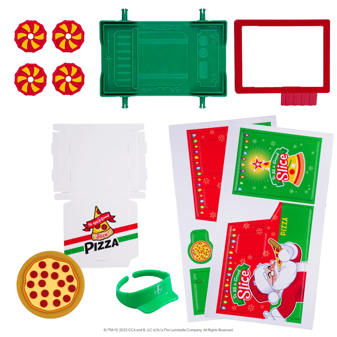 3 The Elf on the Shelf Polar Props: Pizza Truck, 3 of 4