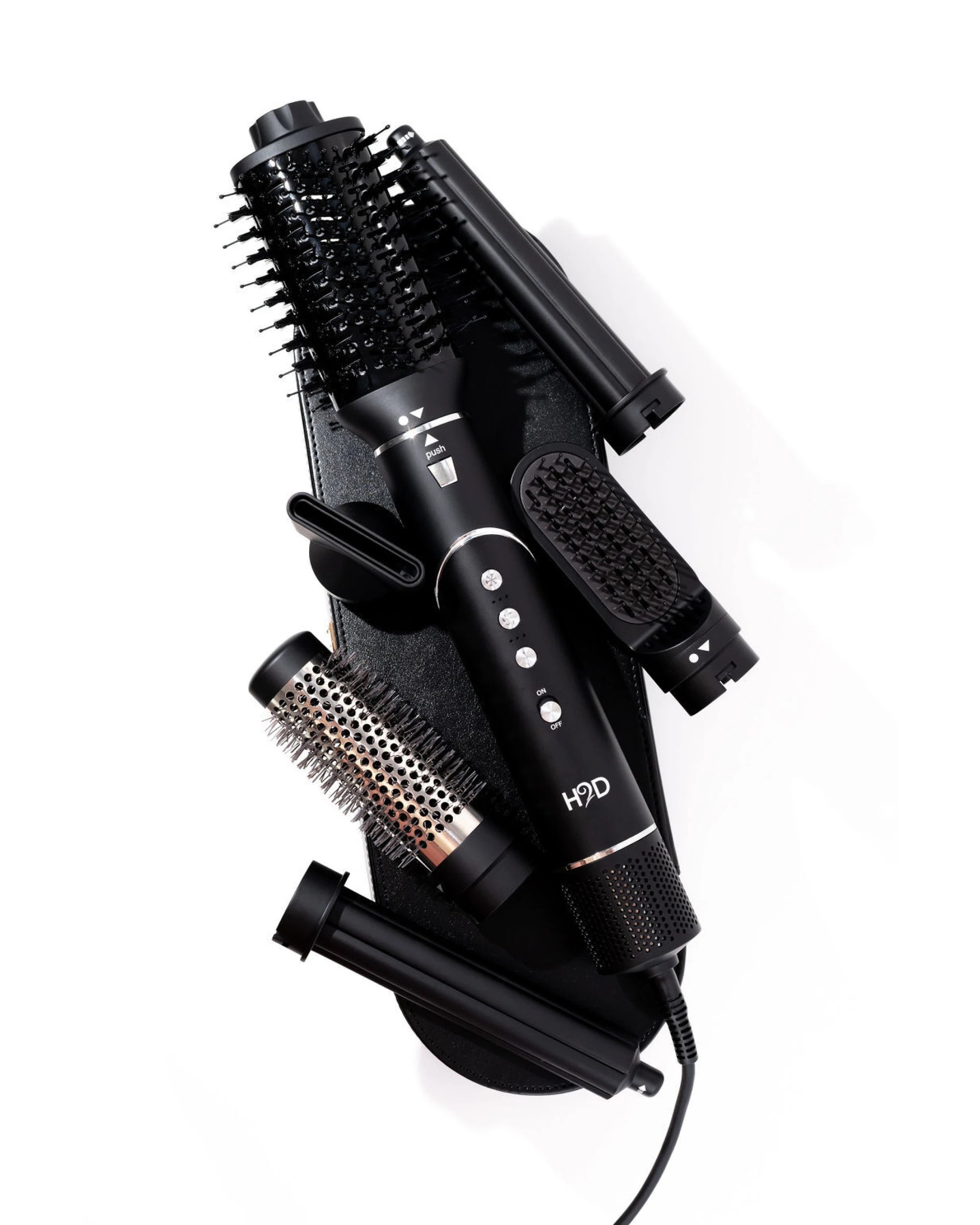 6 H2D 6-in-1 Ultra Styler Hair Styling Tool in Black Rose, 6 of 9