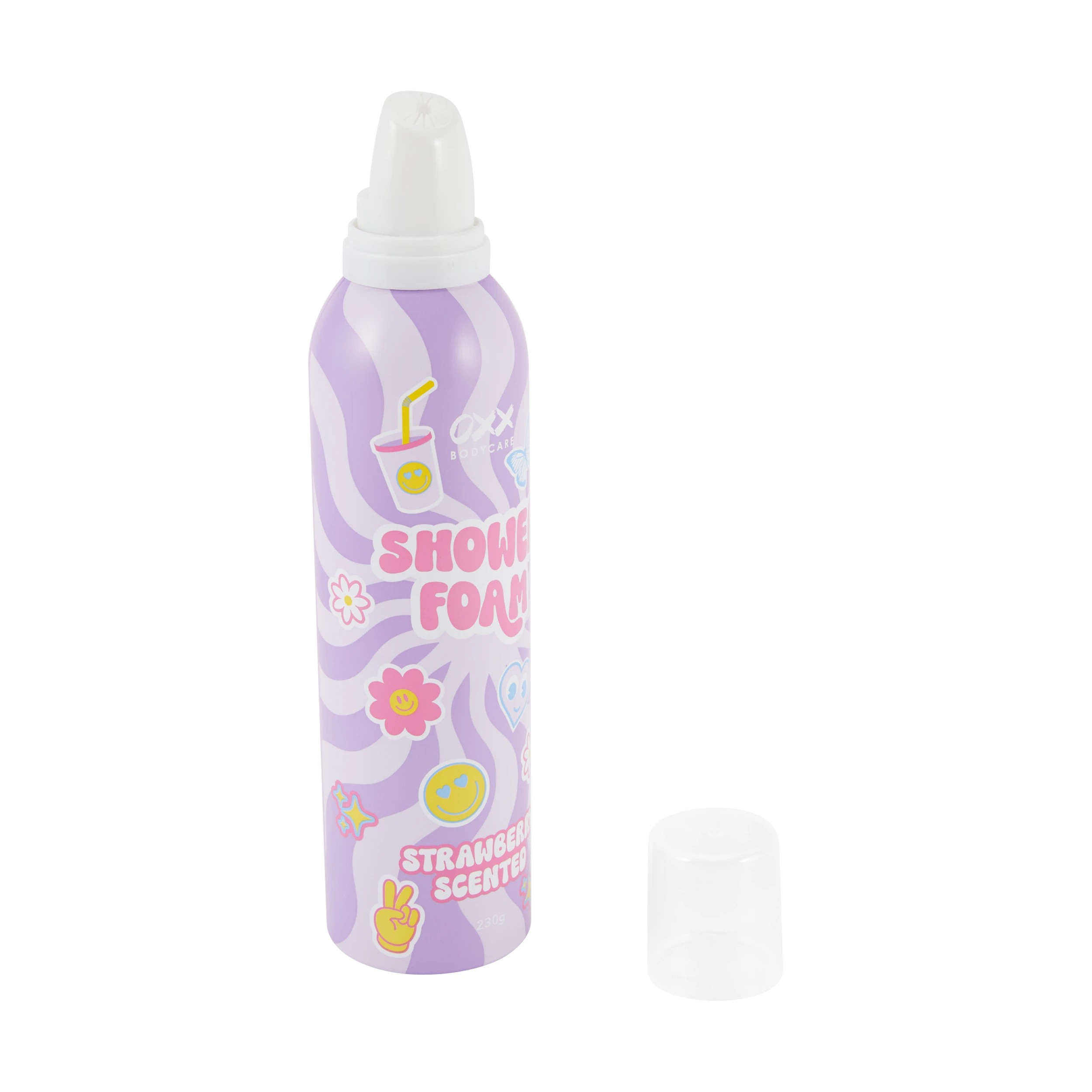 2 OXX Bodycare Shower Foam 230g - Strawberry Scented, 2 of 4