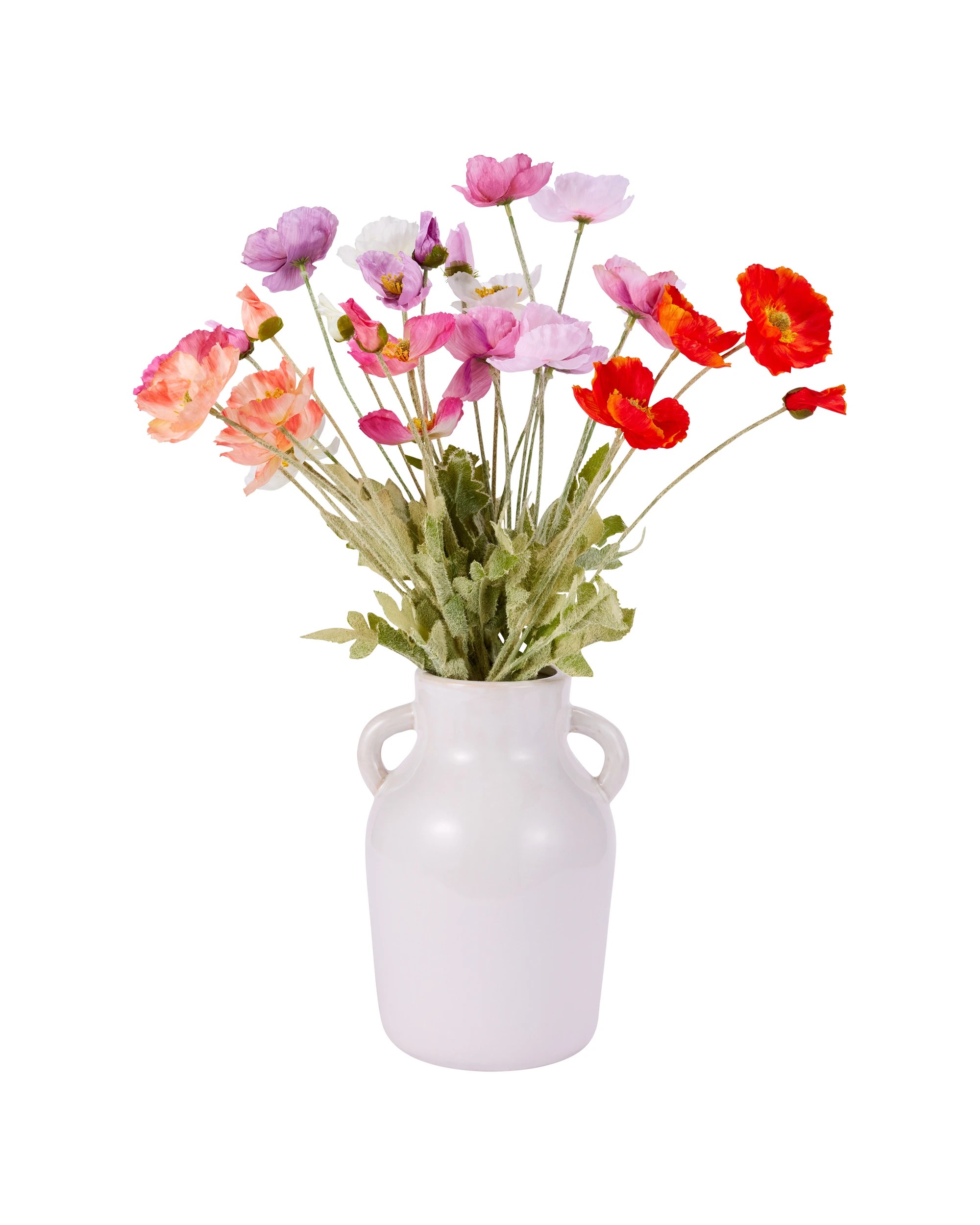 1 Milk Look Glazed Urn Vase, 1 of 5