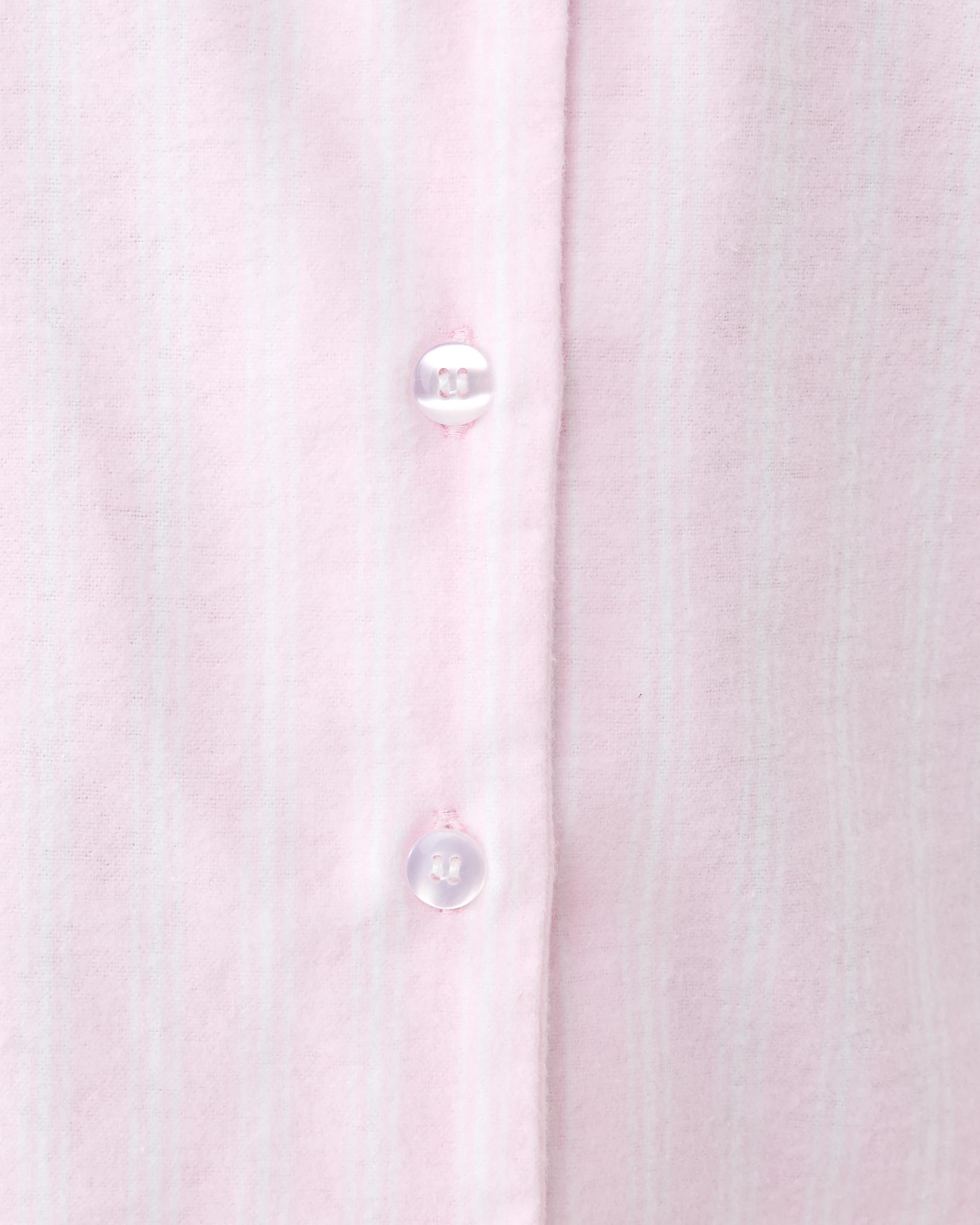 5 Flannel Pyjama Set Pnk Strp, 5 of 7