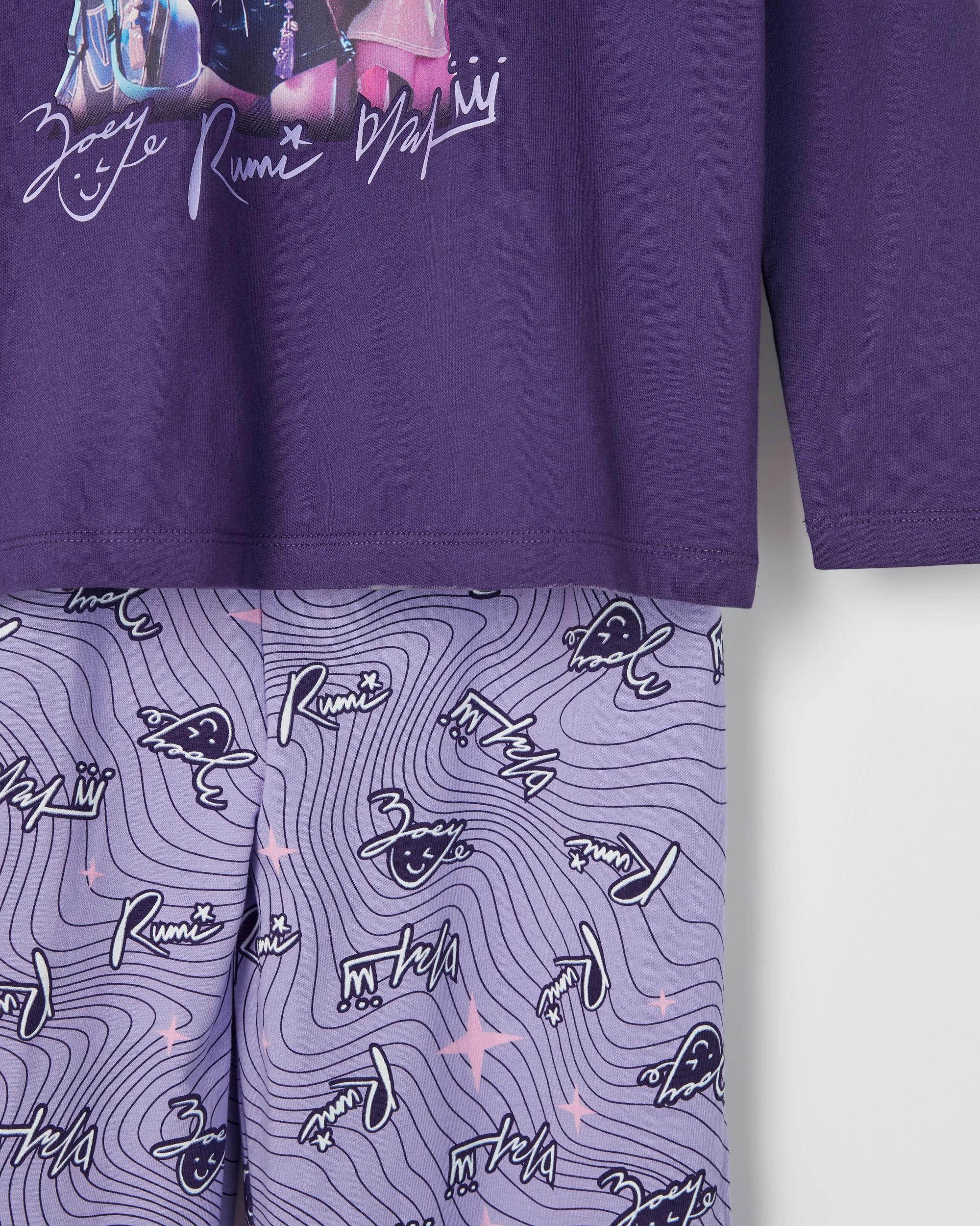 8 KPop Demon Hunters Huntrix Pyjama Set PHANTOM/PURPLE, 8 of 8