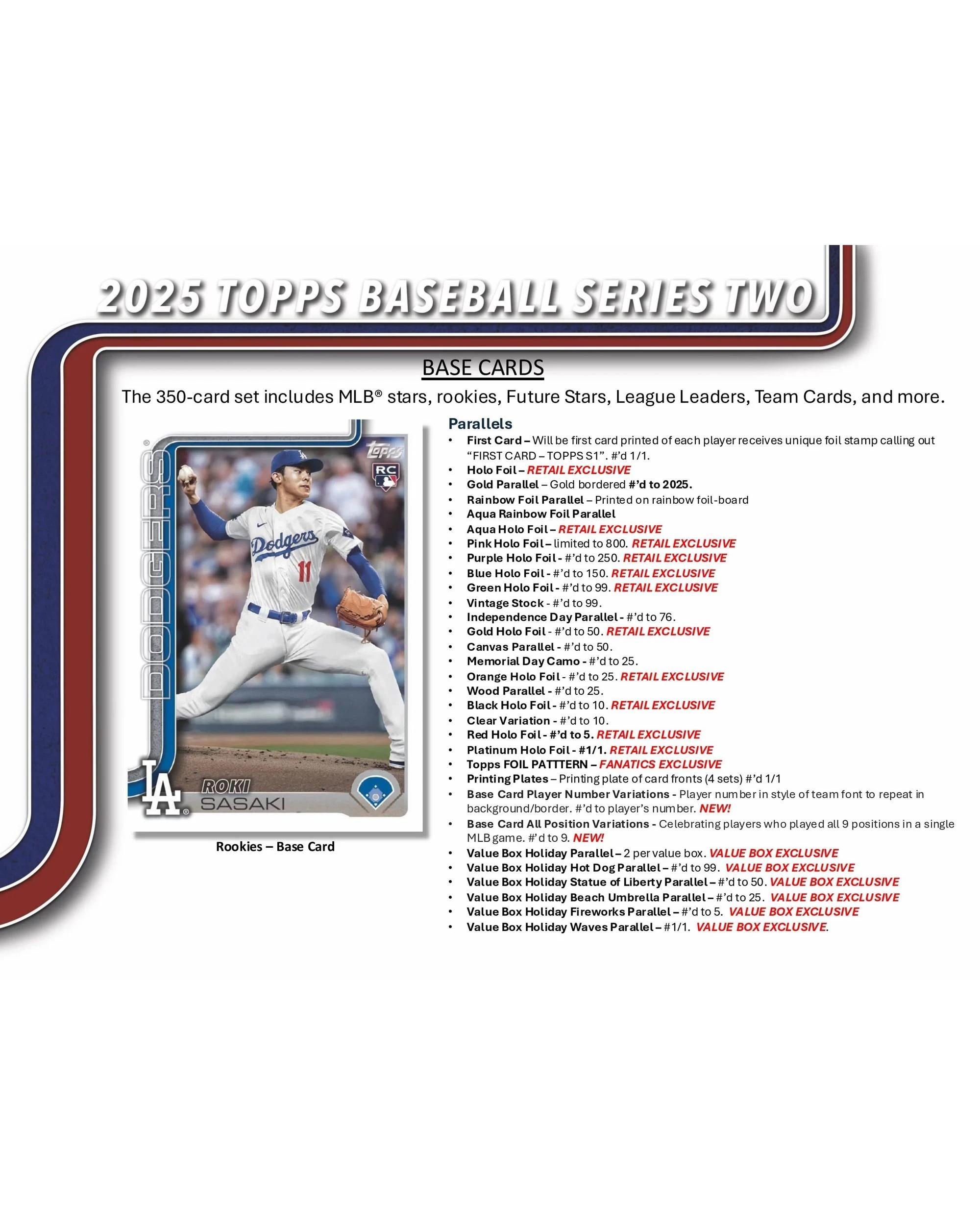 3 Topps 2025 MLB Series 2 Baseball Blaster Box, 3 of 9