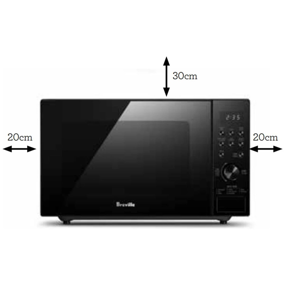 3 Breville 20L Silhouette Flatbed Compact Microwave, 3 of 3