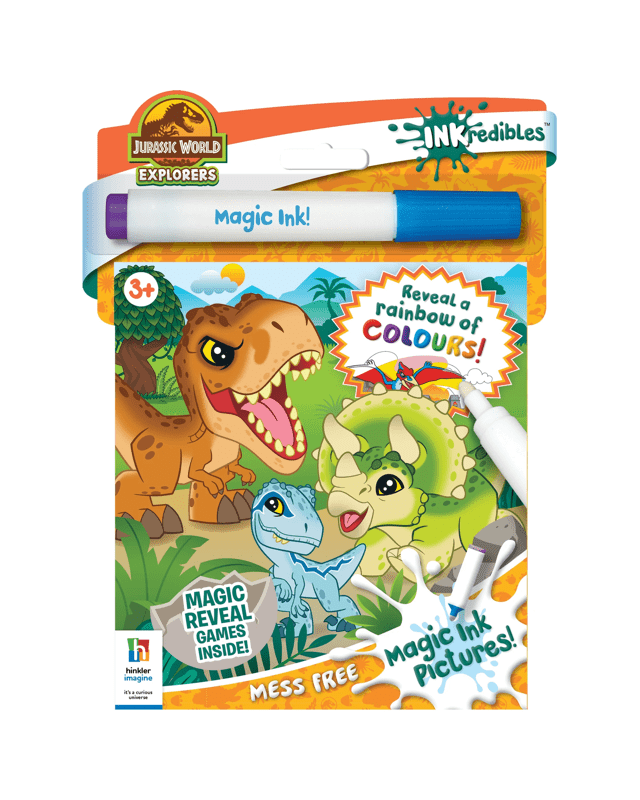 INKredibles Jurassic World Explorers Mess Free Magic Ink Pictures! - 