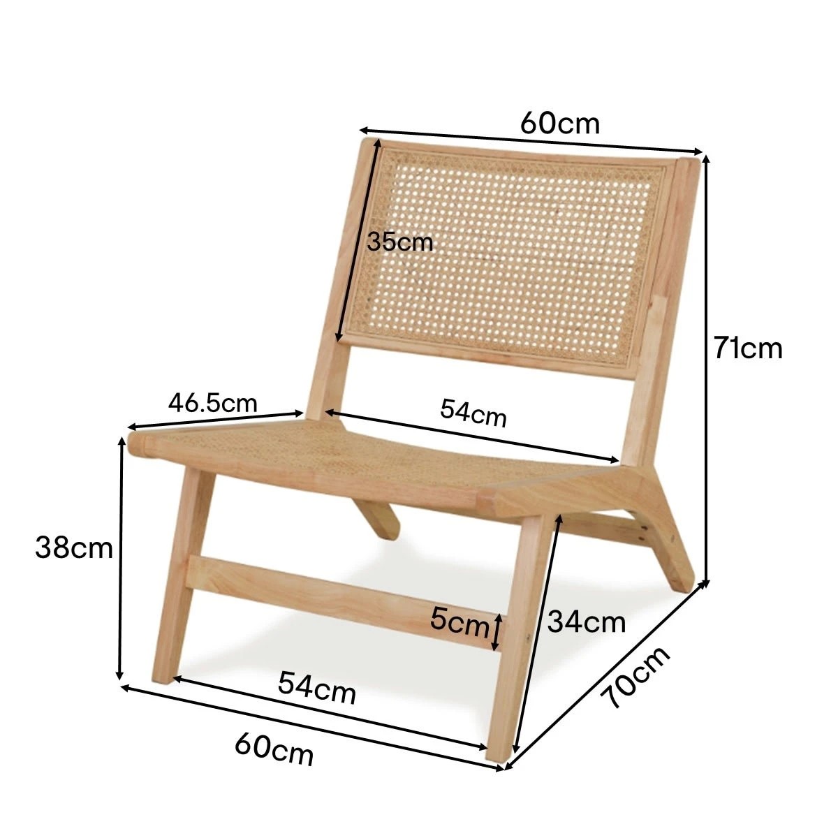 10 Timber Rattan Lounge Chair, 10 of 10