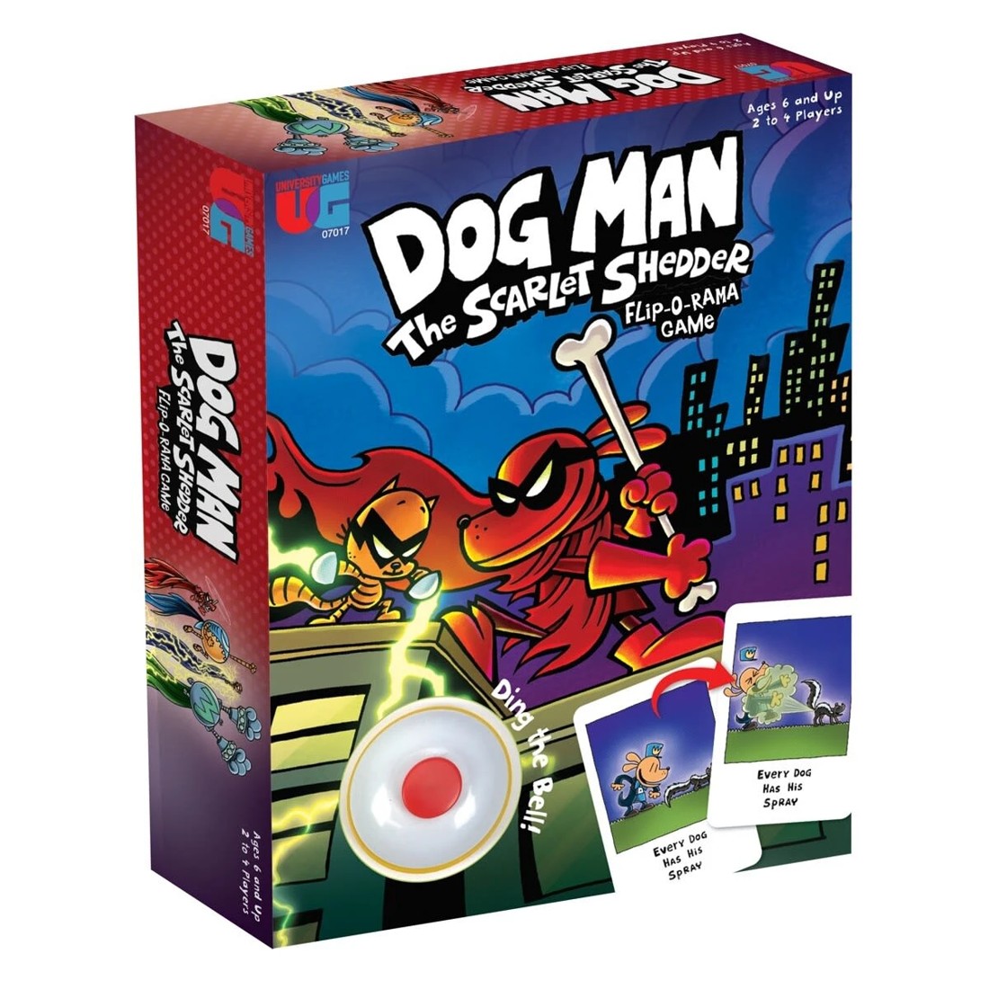 1 Dog Man The Scarlet Shedder Flip-O-Rama Game, 1 of 6
