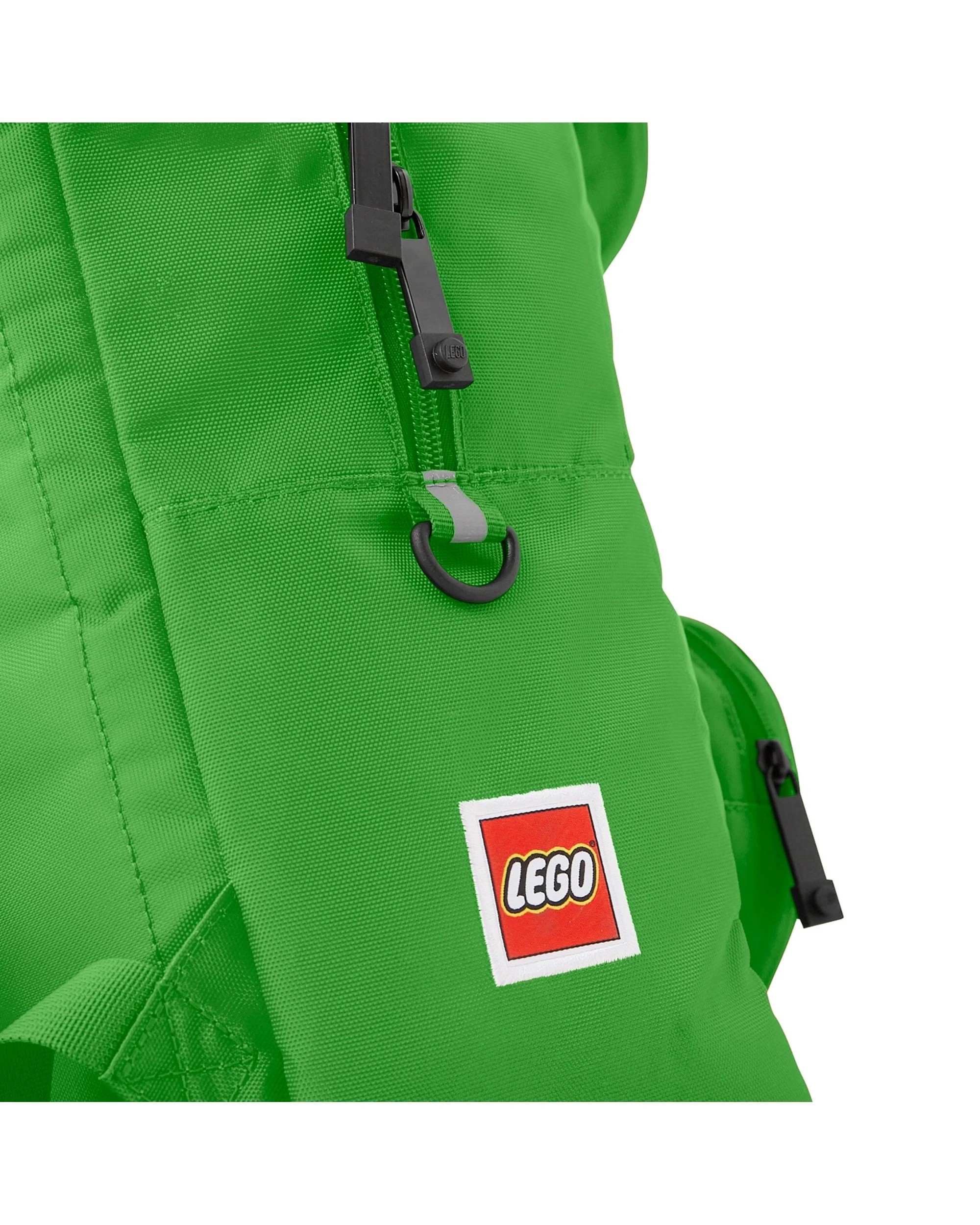 4 LEGO Brick 1x2 Bright Green Backpack, 4 of 7