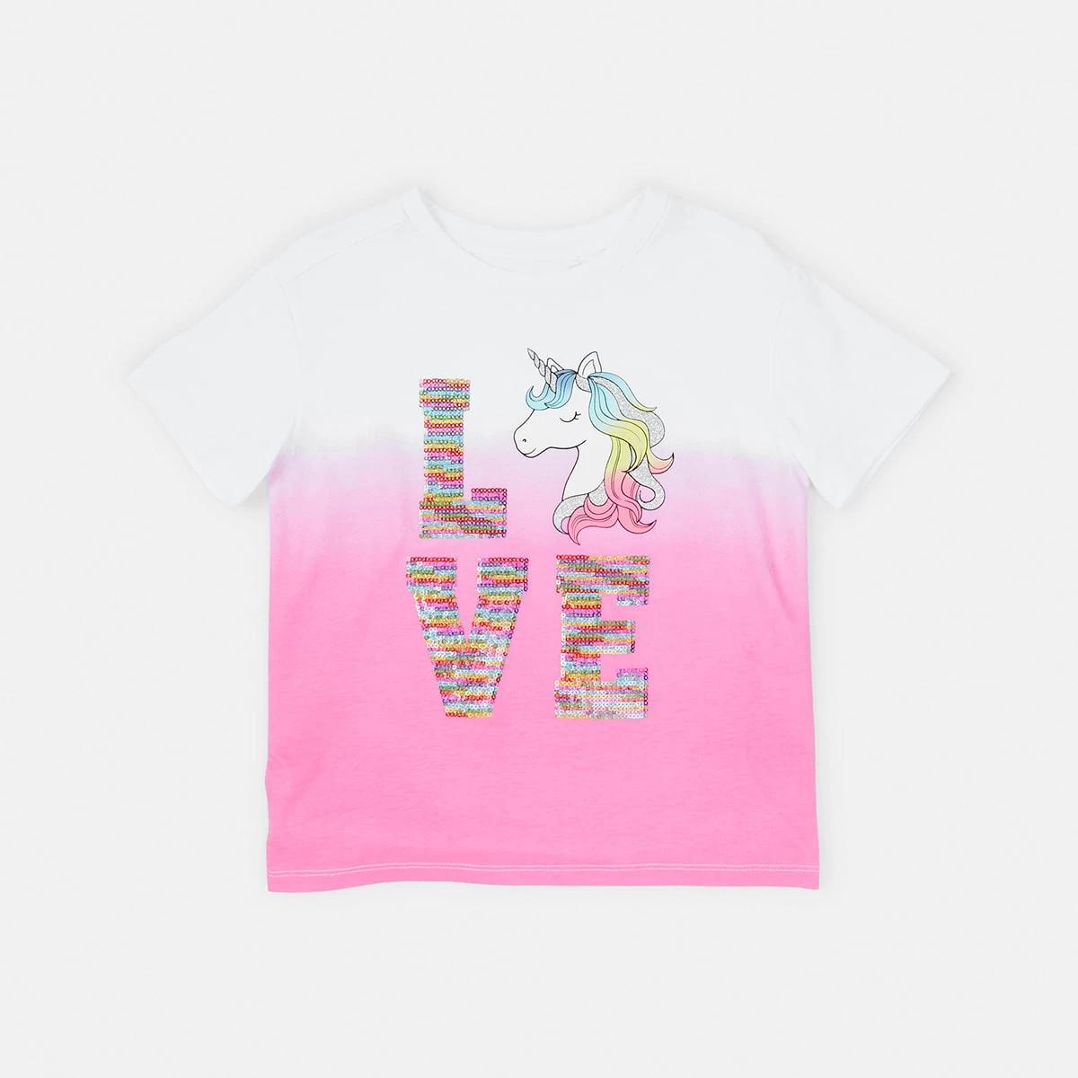 7 Short Sleeve Sequin T-shirt Multi Ucrn, 7 of 8