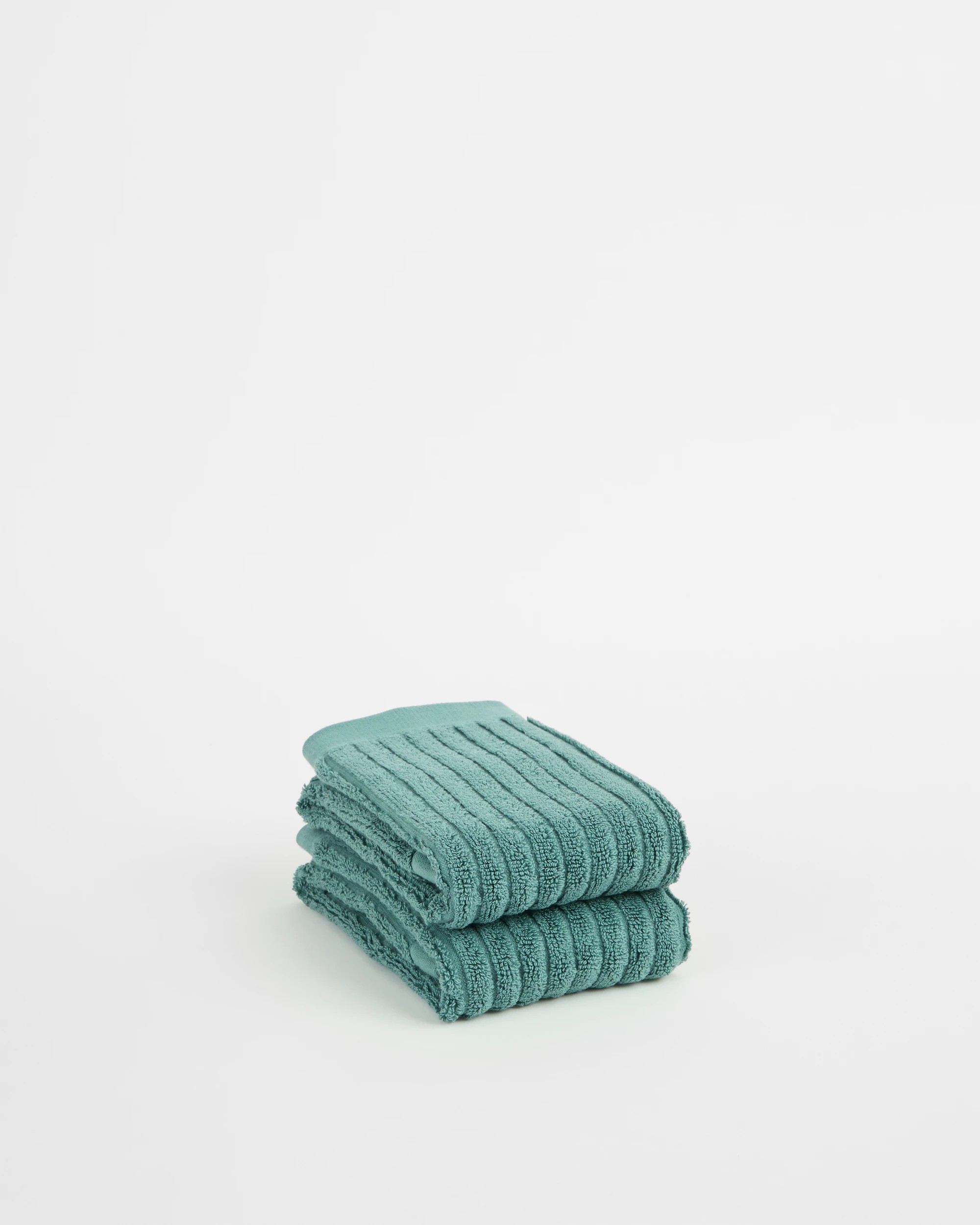 1 Target Dylan Australian Cotton Rib 2 Pack Hand Towel - Blue, 1 of 2