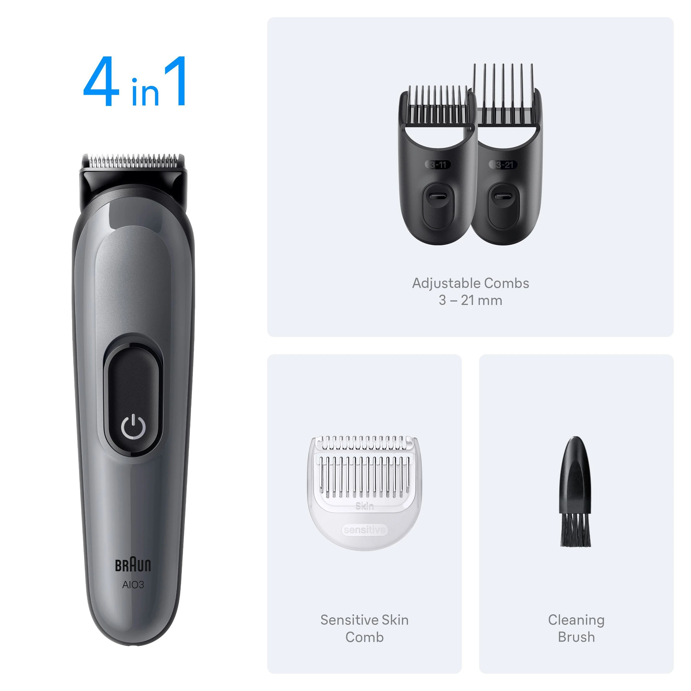 9 Braun All-in-One Series 3 Grooming Kit, 9 of 9