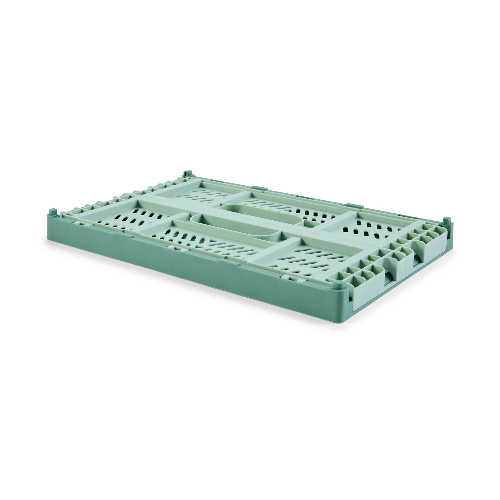 2 5L Collapsible Crate - Small, Green, 2 of 10