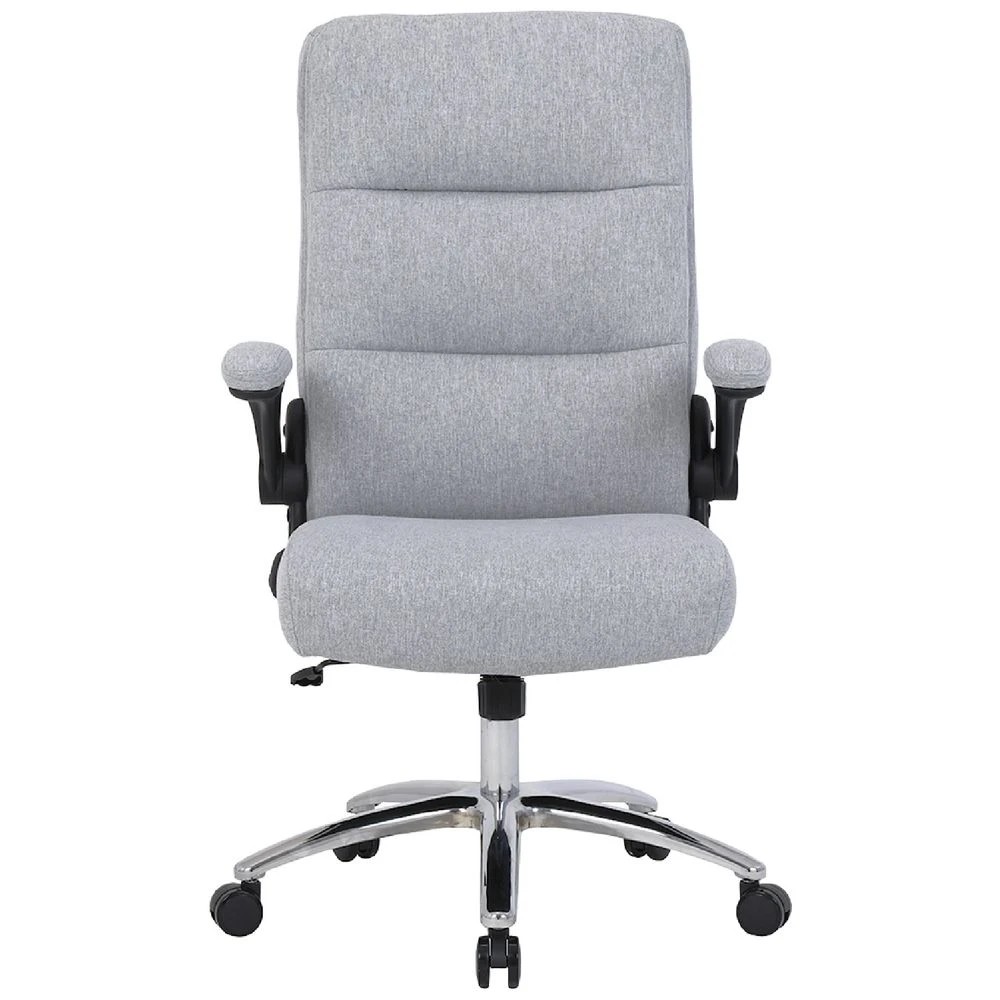 3 J.Burrows Stanton Fabric Chair Grey Ergonomic Chairs and Desk Chairs, 3 of 10