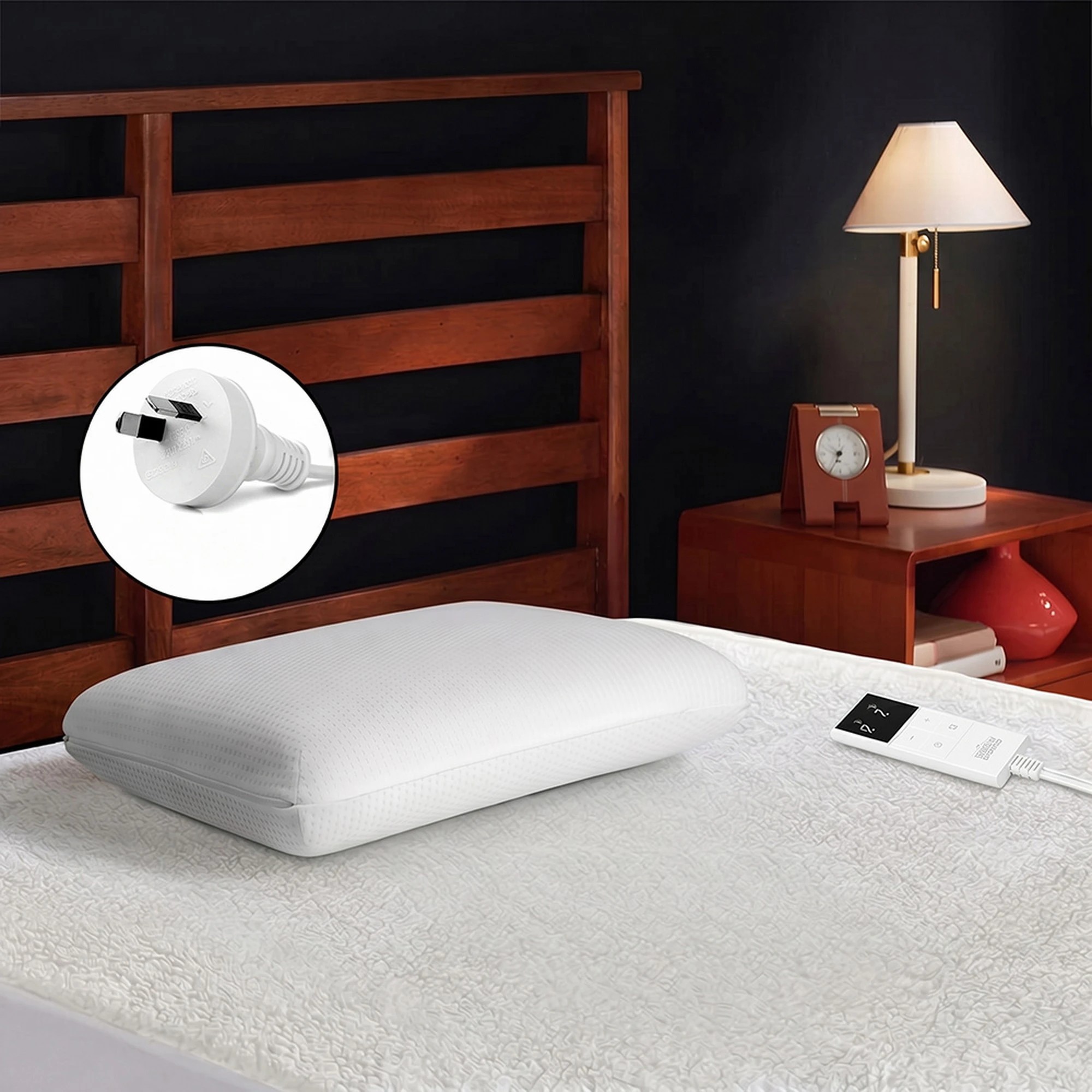3 Giselle Electric Blanket Fleecy Underlay Single - White, 3 of 9