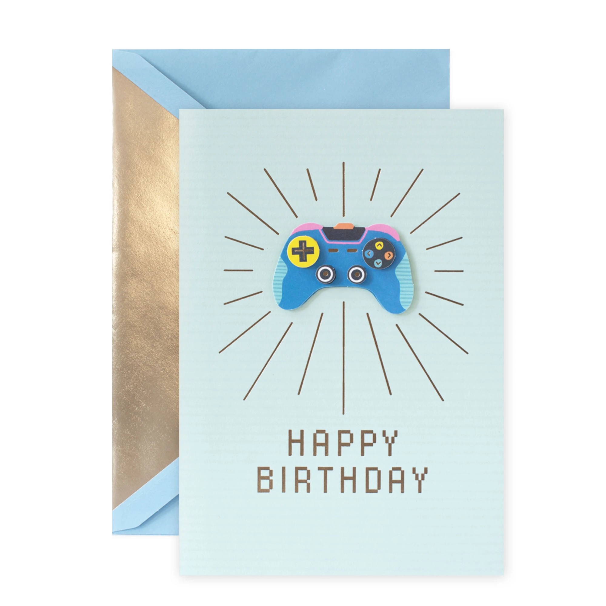 1 Hallmark Signature Birthday Card - Video Game, 1 of 3