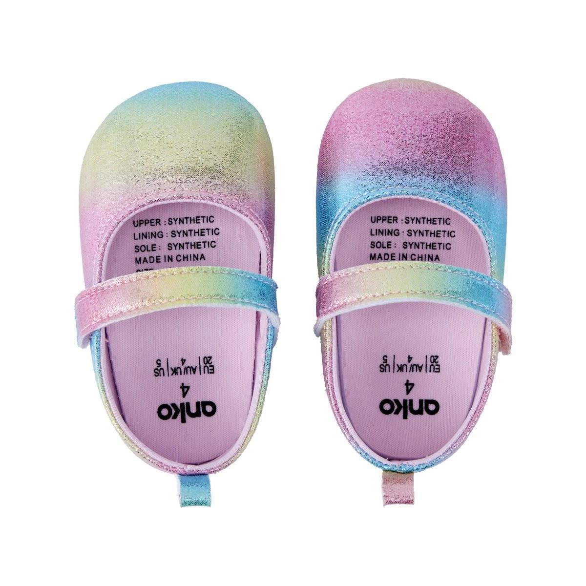2 Baby Mary Jane A-Bar Shoes Rainbow, 2 of 5
