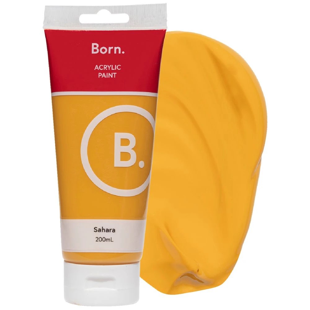 1 Born Acrylic Paint 200mL Sahara, 1 of 3